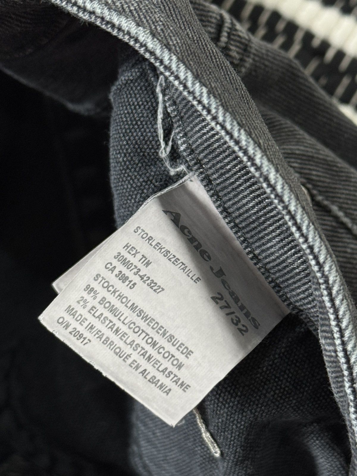 Acne Studios VINTAGE ACNE JEANS 2000s SKINNY JEANS Size 27" / US 4 / IT 40 - 8 Thumbnail