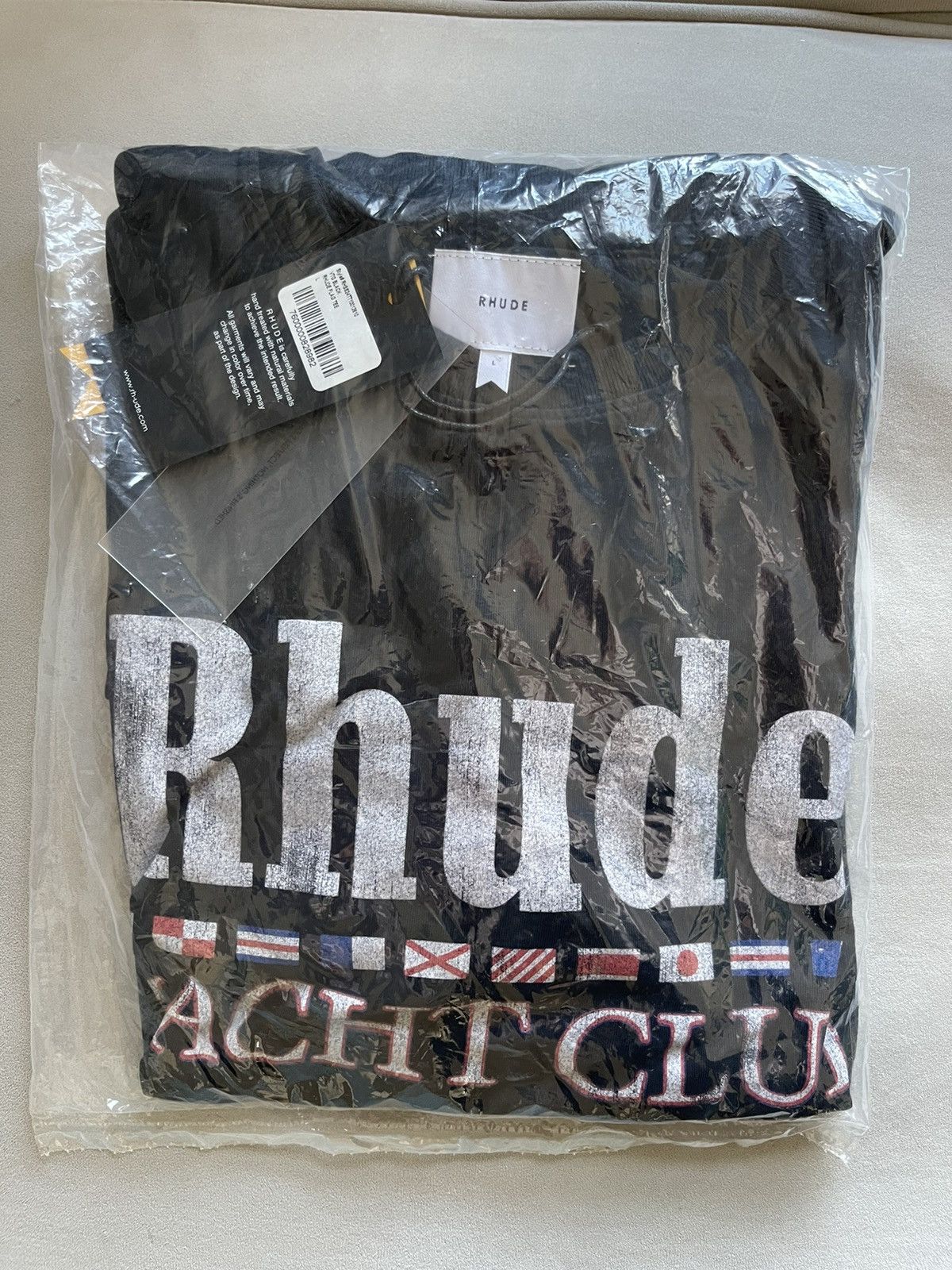 Rhude Rhude Flag Tee Vintage Black Size US L / EU 52-54 / 3 - 2 Thumbnail
