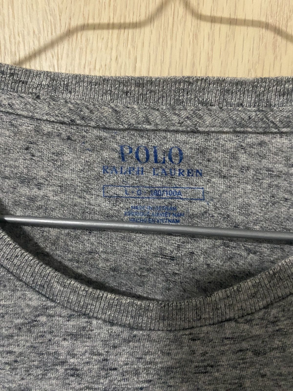 Polo Ralph Lauren × Vintage Gray Polo Ralph Lauren T-Shirt Size US L / EU 52-54 / 3 - 4 Thumbnail