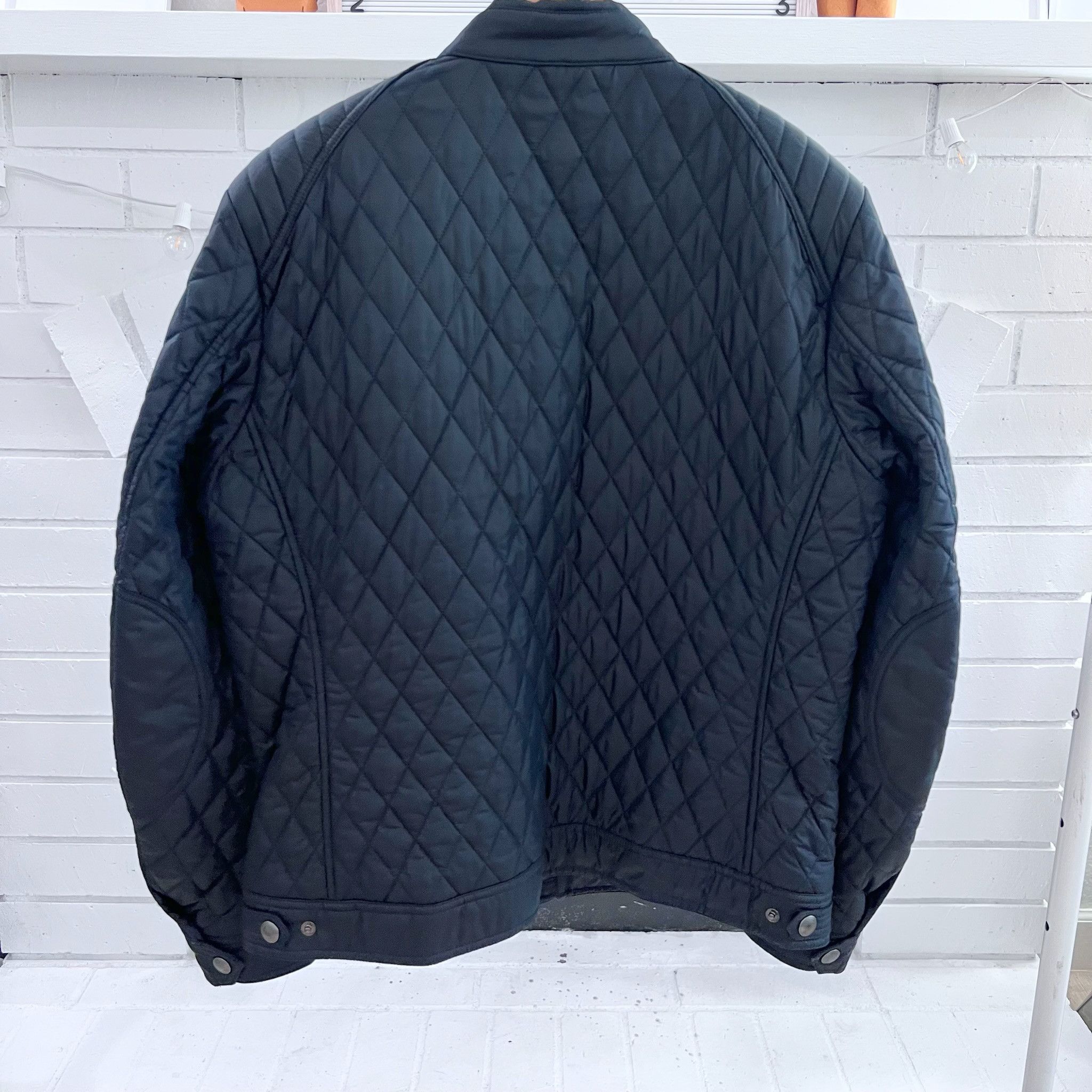Belstaff Belstaff England Puffer Quilted Racer Jacket - Navy Blue Size US L / EU 52-54 / 3 - 4 Thumbnail