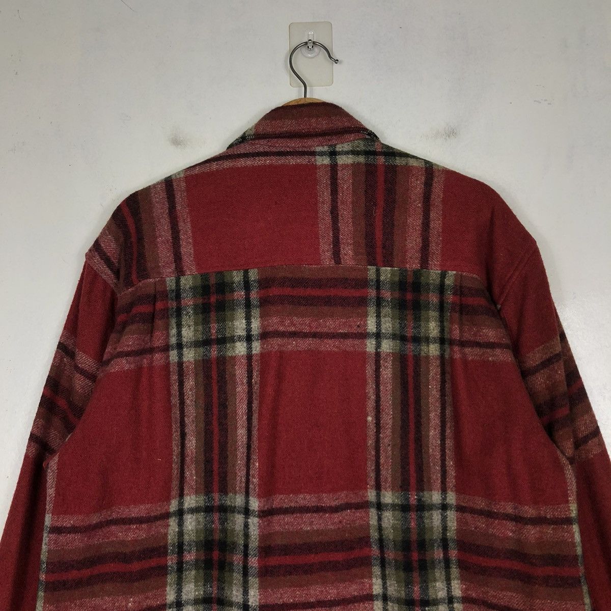 Flannel 📌VINTAGE WOOL FLANNEL JACKET RECIPRO ISSEY MIYAKE Size US M / EU 48-50 / 2 - 11 Thumbnail