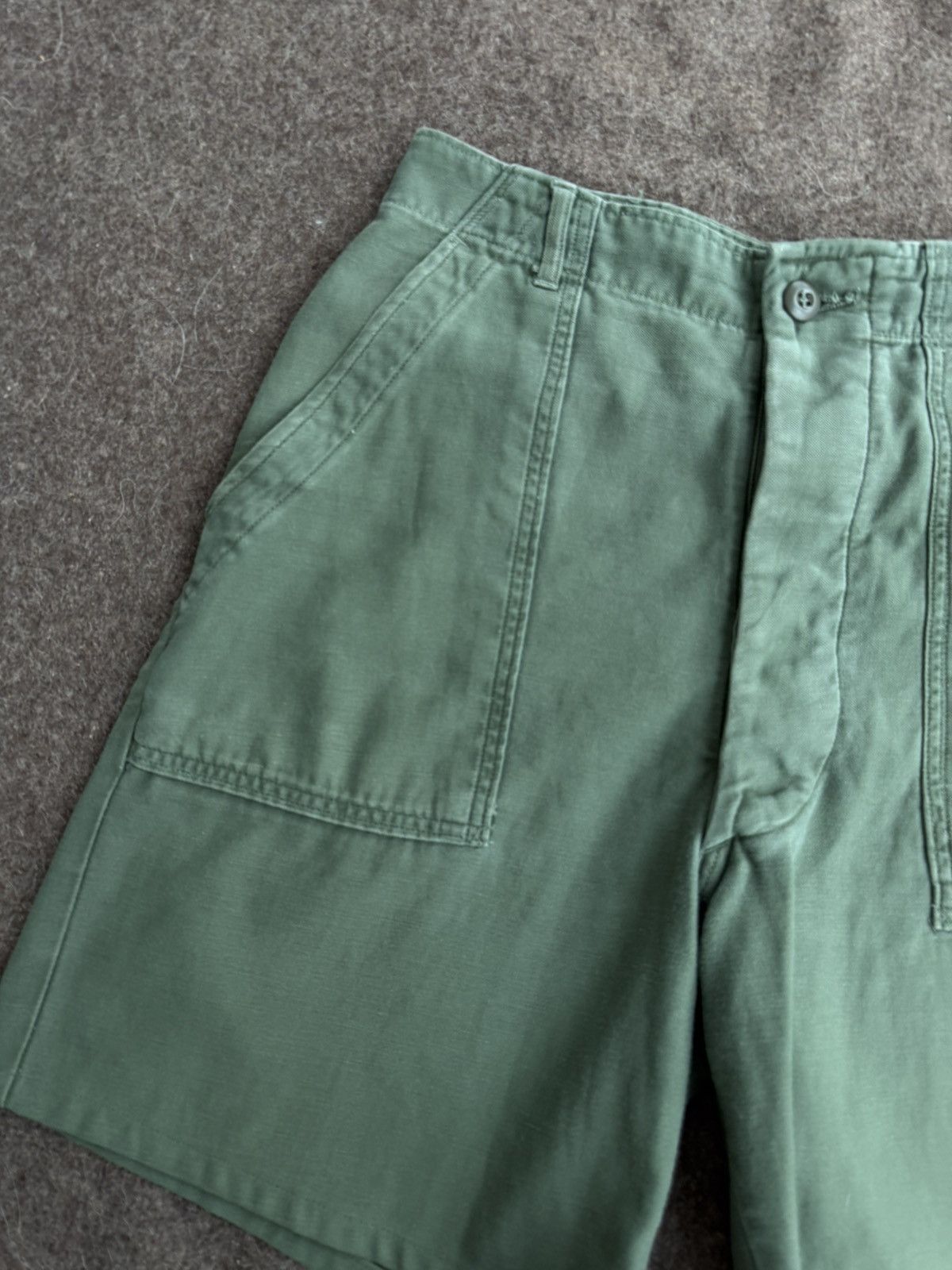 Other US Army Vietnam War Era Sateen OG-107 Shorts Size US 32 / EU 48 - 3 Thumbnail