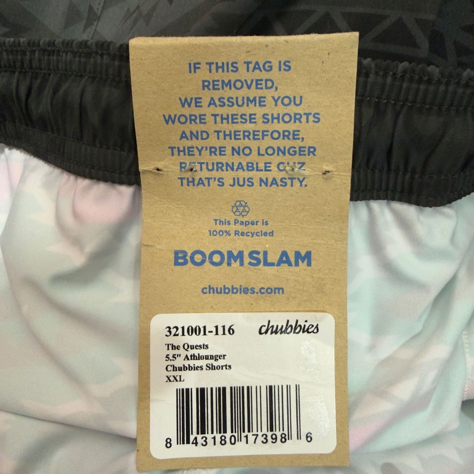 Chubbies Chubbies Mens Shorts XXL The Quests Athlounger 5.5 Inseam Size US 38 / EU 54 - 9 Thumbnail