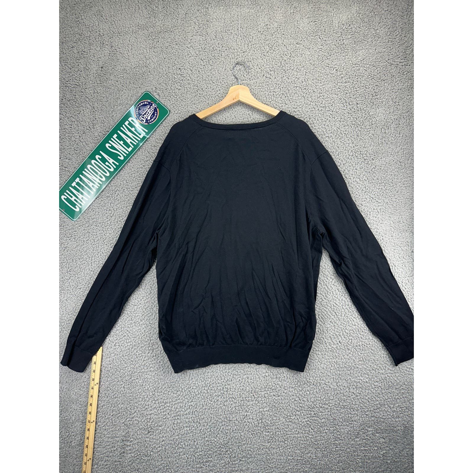 Ralph Lauren Polo Ralph Lauren Cotton V Neck Sweater Mens XXL Black Red Size US XXL / EU 58 / 5 - 8 Thumbnail