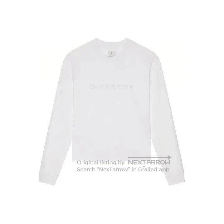 Givenchy Givenchy Men's Letter Print Loose Long-Sleeve T-shirt. Size US XL / EU 56 / 4 - 1 Thumbnail