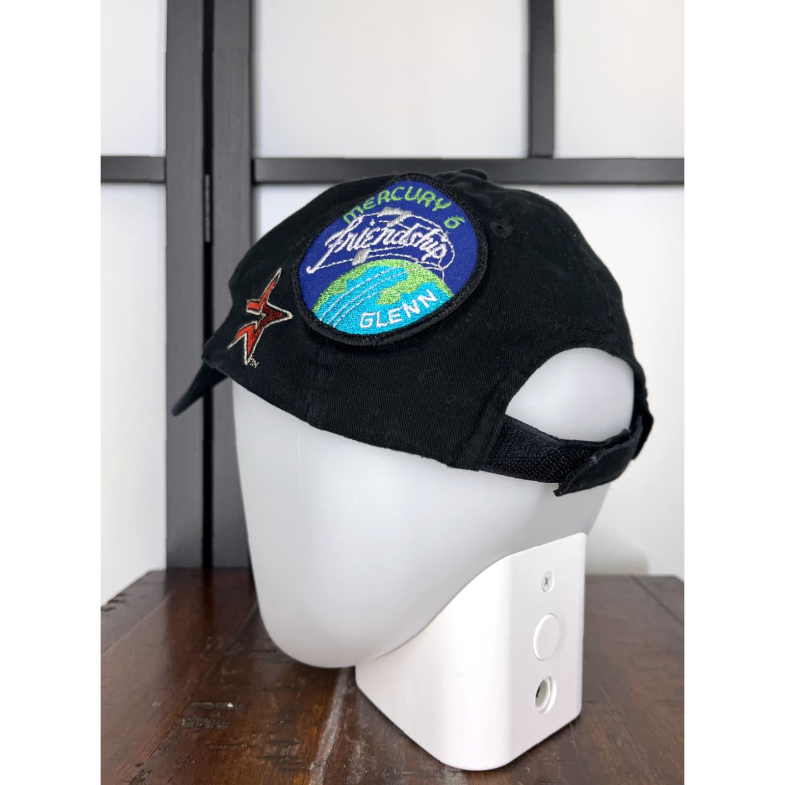 Vintage BWM Global United Space Alliance Hat Cap Strap Back Mens One Size Black Patches STS-127 D Space Baseball Cap Men Adjustable Twill Cotton Hat Size ONE SIZE - 7 Thumbnail