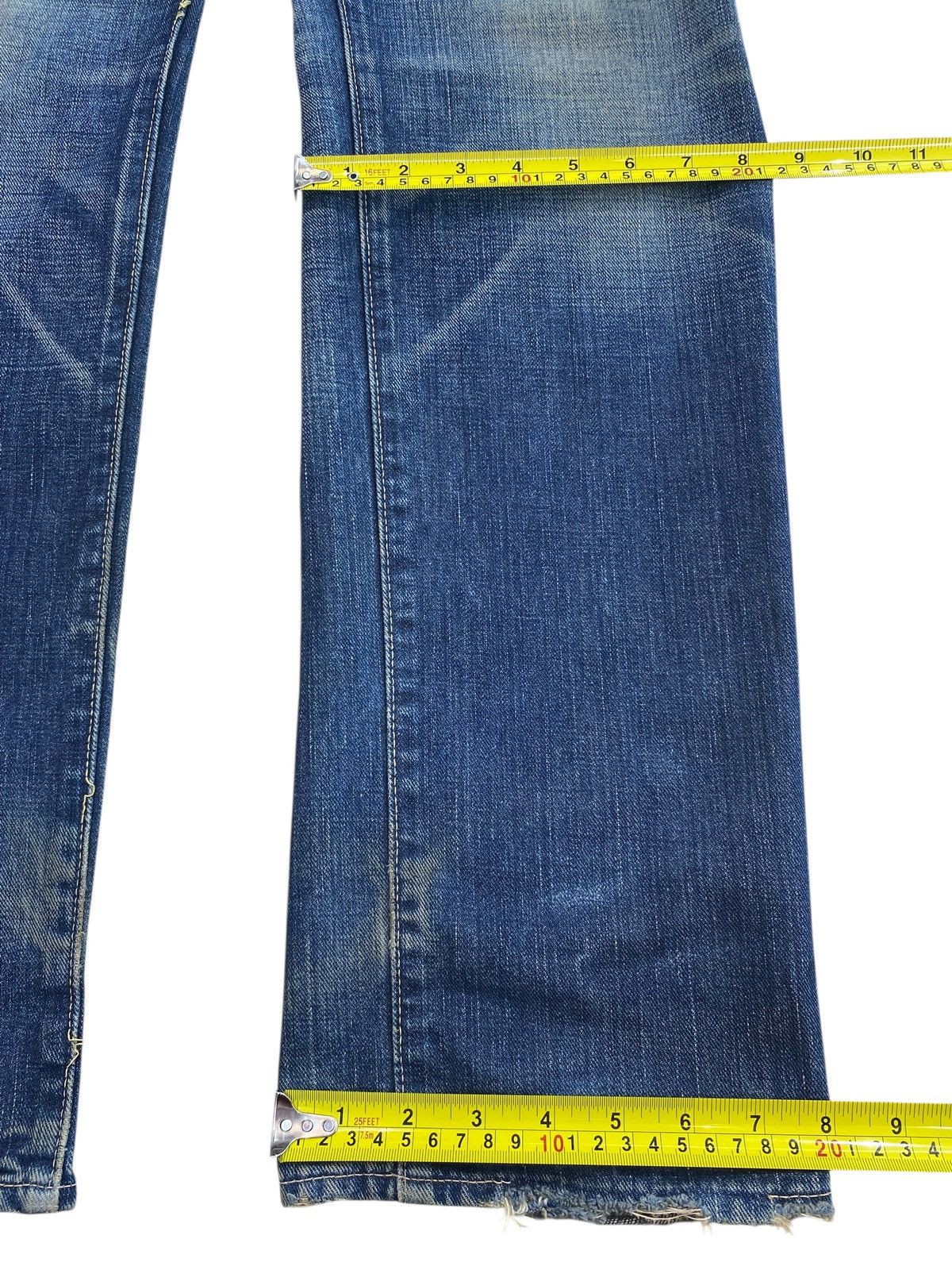 TMT TMT Brand Whiskers Faded Wash Style Straight Cut Jeans Size US 29 - 8 Thumbnail