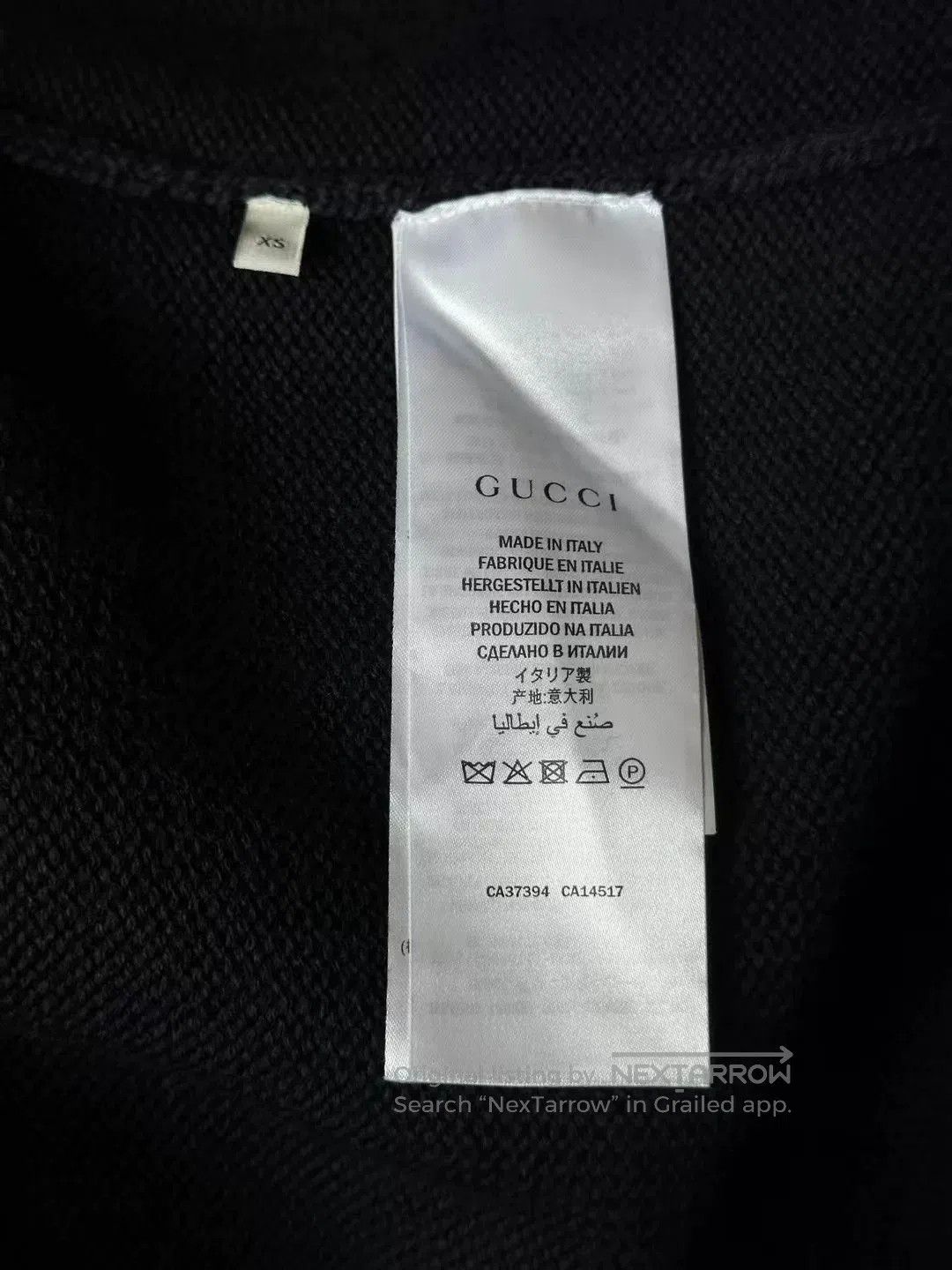 Gucci gucci anchor emblem cardigan in navy. Size US XS / EU 42 / 0 - 3 Thumbnail