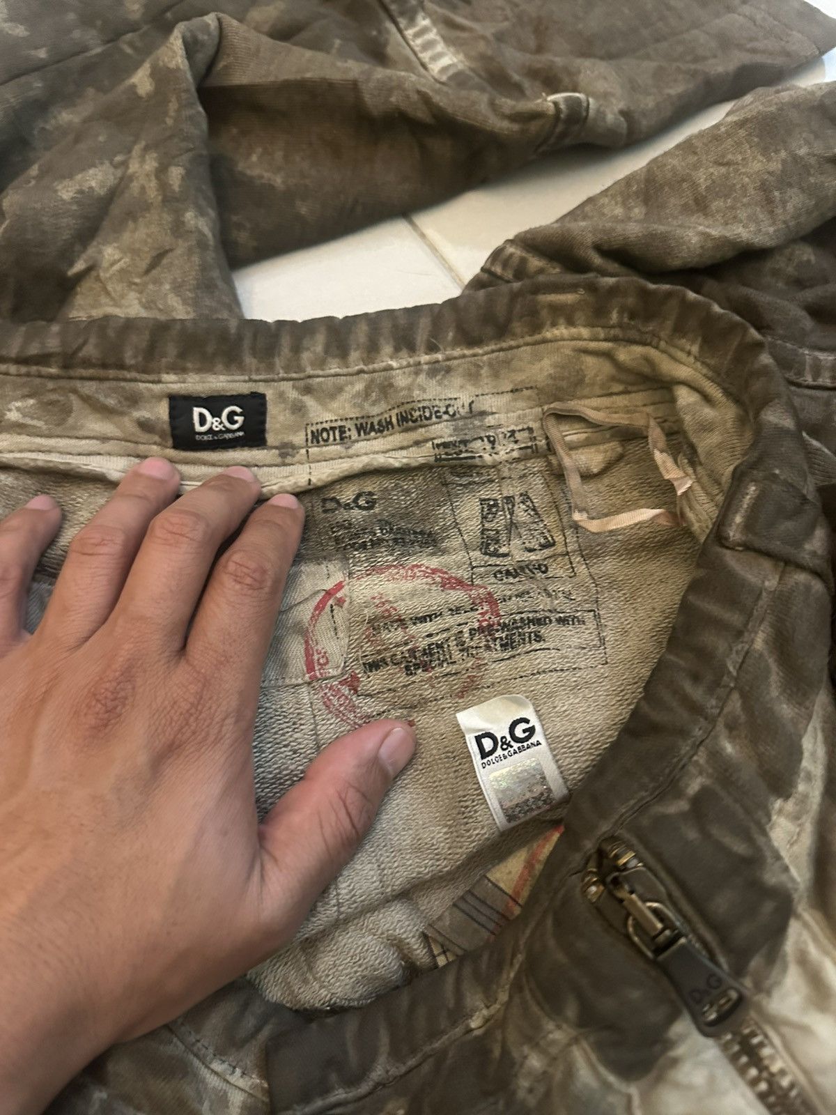 Dolce & Gabbana Cargo acid wash pant by dolce & gabbana Size US 34 / EU 50 - 9 Thumbnail
