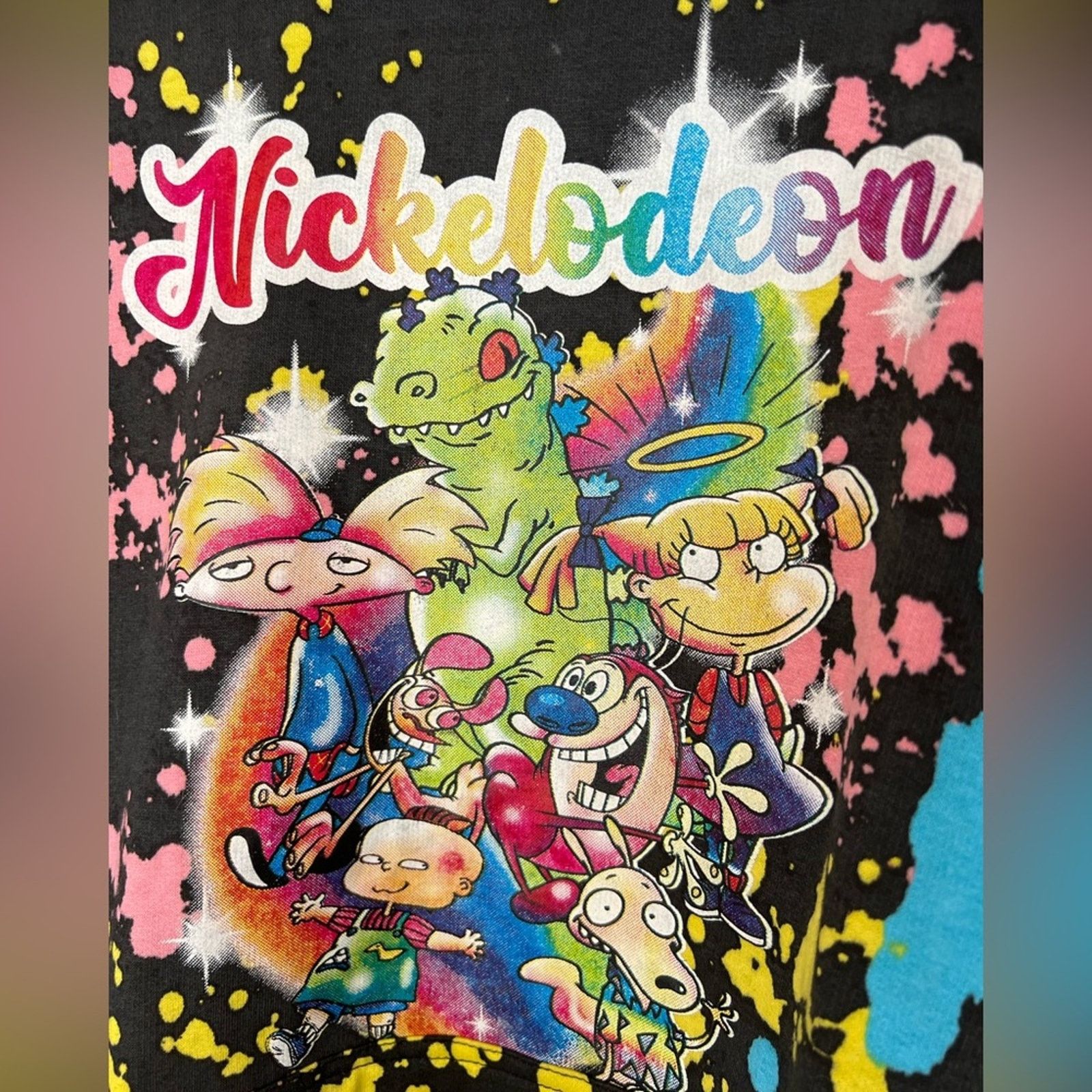 Nickelodeon Nickelodeon Unisex Graphic Hoodie Pullover Tie Dye SZ S NEW Size US S / EU 44-46 / 1 - 3 Thumbnail