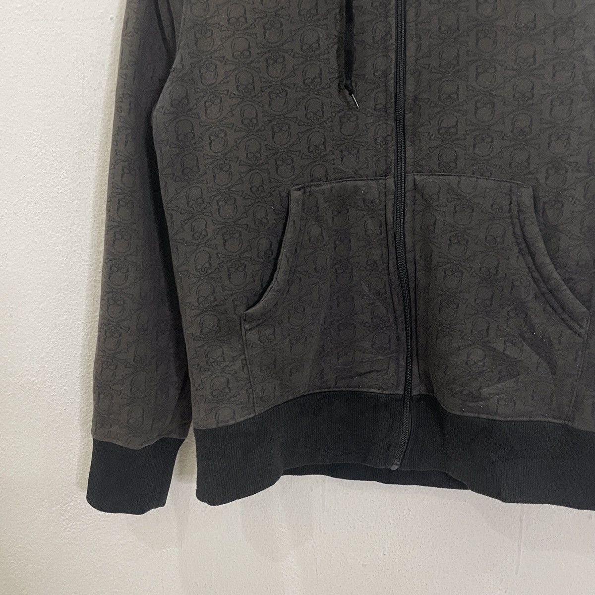 Japanese Brand Vintage Unbranded skulls Zipper Ups Hoodies Size US S / EU 44-46 / 1 - 3 Thumbnail