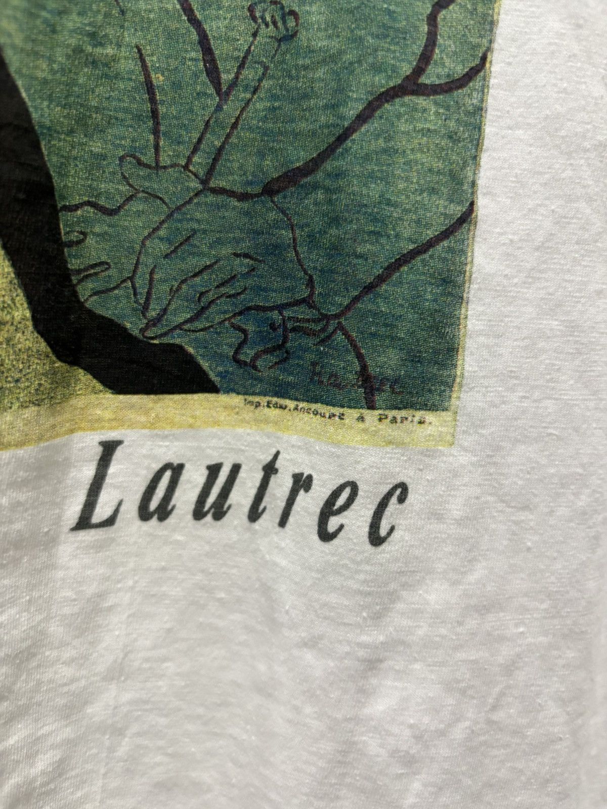Vintage Vintage Lautrec Art Dali Van Gogh Tshirt Size US M / EU 48-50 / 2 - 3 Thumbnail