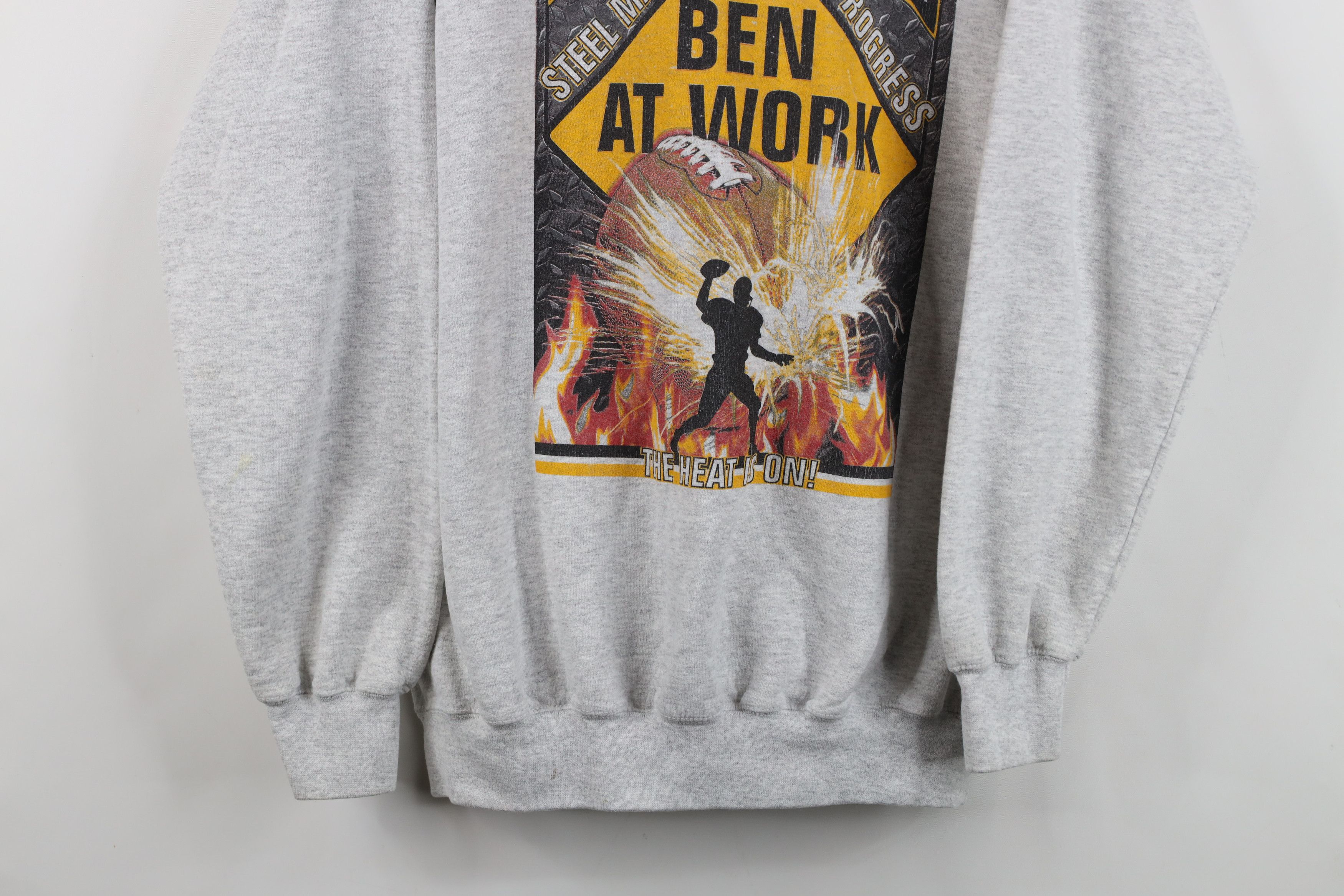 Vintage Vintage Roethlisberger Pittsburgh Football Sweatshirt Size US L / EU 52-54 / 3 - 3 Thumbnail