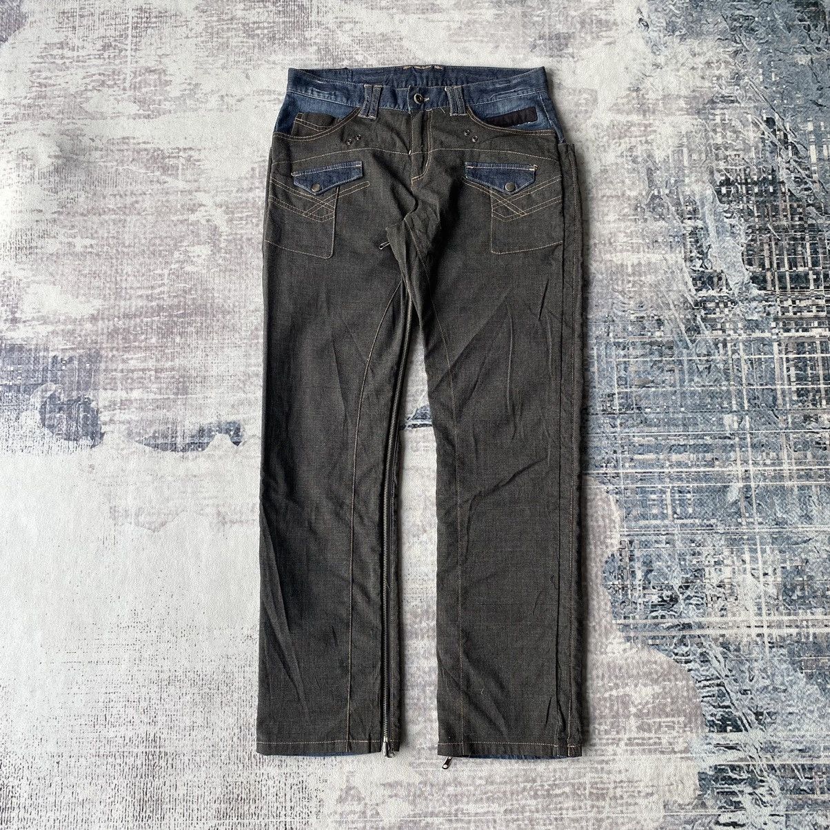 If Six Was Nine × Le Grande Bleu (L.G.B.) × PPFM PPFM Anarchy 3 Way Styles Punk Denim Size US 32 / EU 48 - 6 Thumbnail