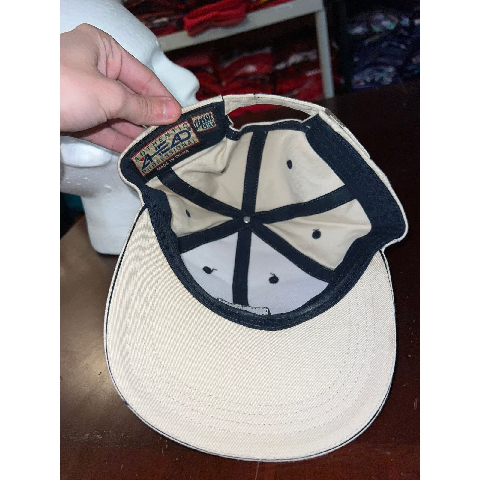 Vintage Deerwood Hat Golf Golfing Ahead Professional Brown Hat Cap Size ONE SIZE - 6 Thumbnail