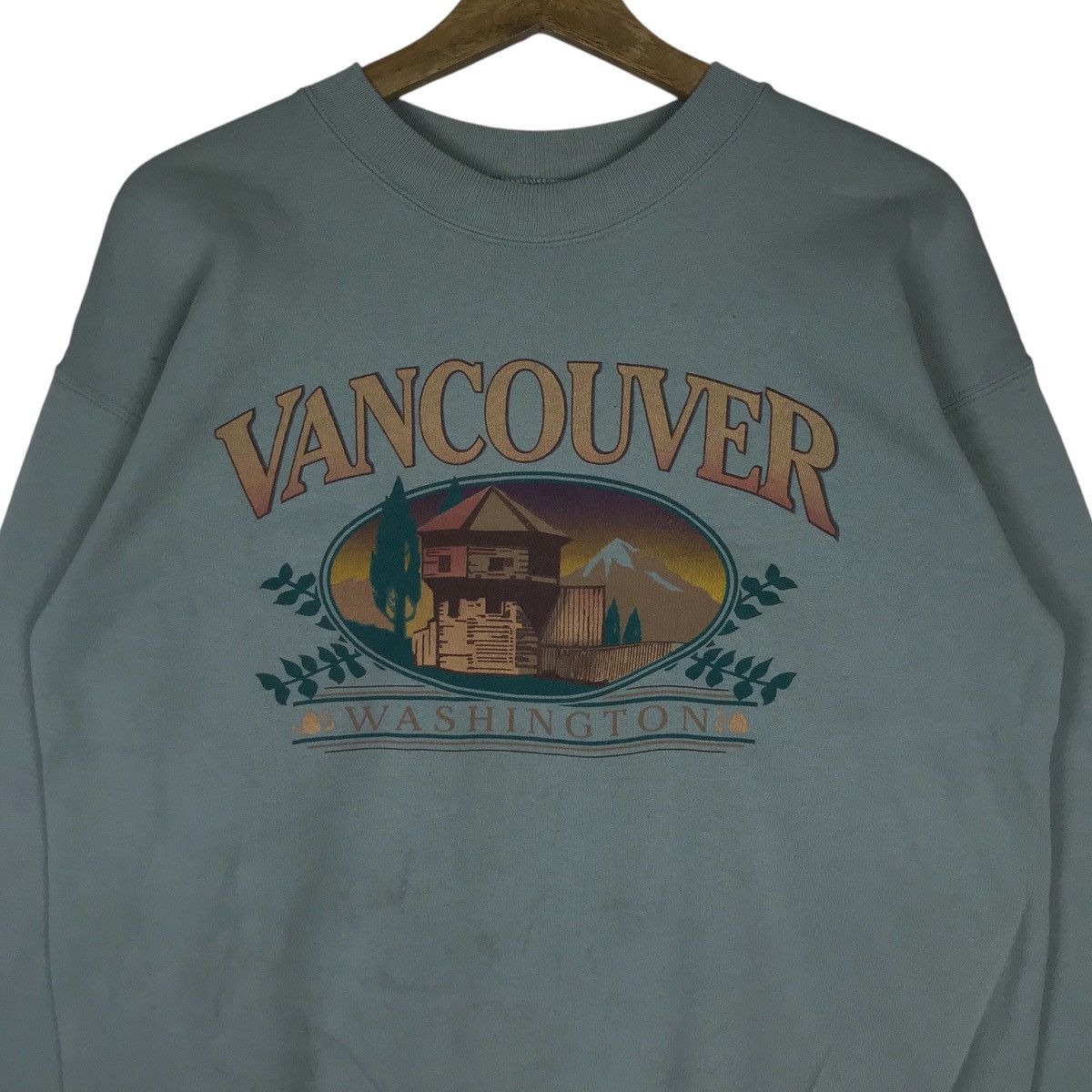 Hanes Vintage Hanes Vancouver Washington Pullover Jumper Size US M / EU 48-50 / 2 - 2 Thumbnail