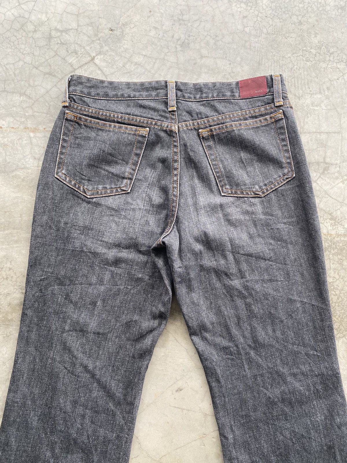 Hysteric Glamour × If Six Was Nine × Le Grande Bleu (L.G.B.) Flare Jeans Japanese Bobson Fade Black Size US 29 - 11 Thumbnail