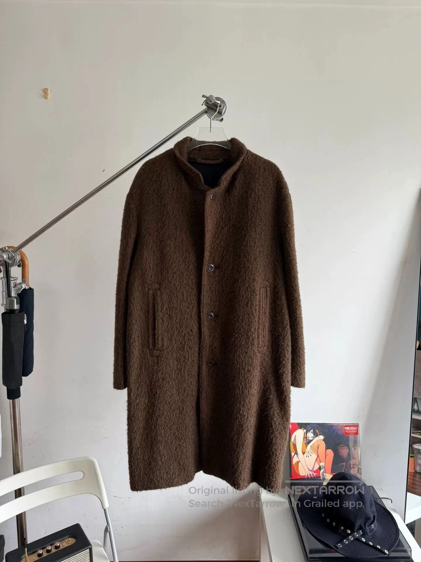 Lemaire Lemaire Alpaca Wool Coat in Brown. Size US S / EU 44-46 / 1 - 3 Thumbnail