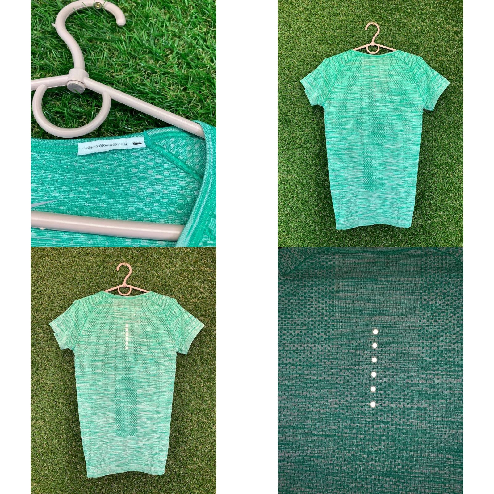 Nike NIKE DRI-FIT ORIGINAL RUN RUNNING WOMEN TRAINING SHIRT JERSEY SIZE S SMALL GREEN Women Shirt S Green Nike Dri-Fit Run Training jersey Size S / US 4 / IT 40 - 8 Thumbnail