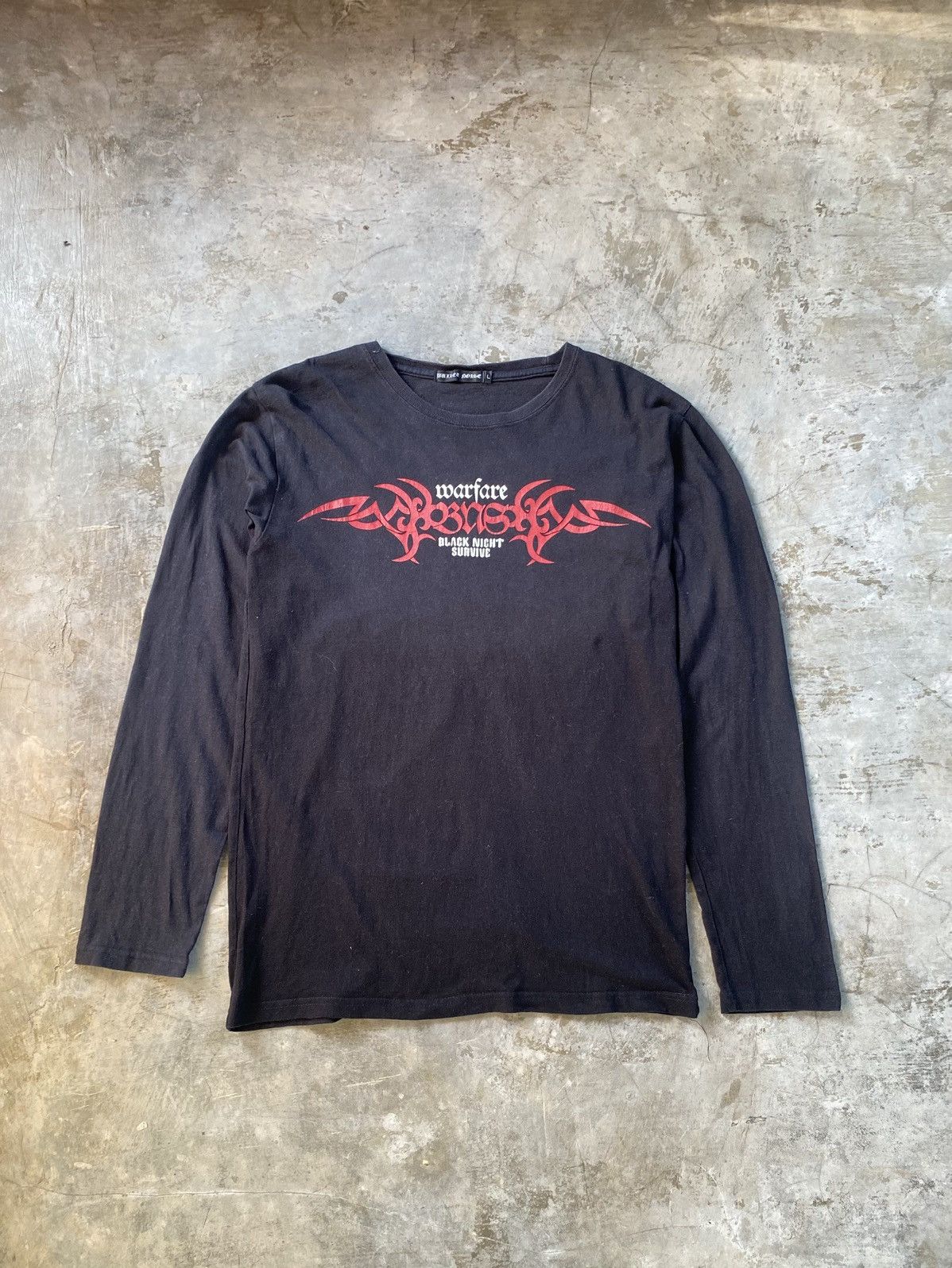 If Six Was Nine × Japanese Brand × Le Grande Bleu (L.G.B.) Y2k Bullet Noise Tribal Long Sleeve Size US L / EU 52-54 / 3 - 2 Thumbnail