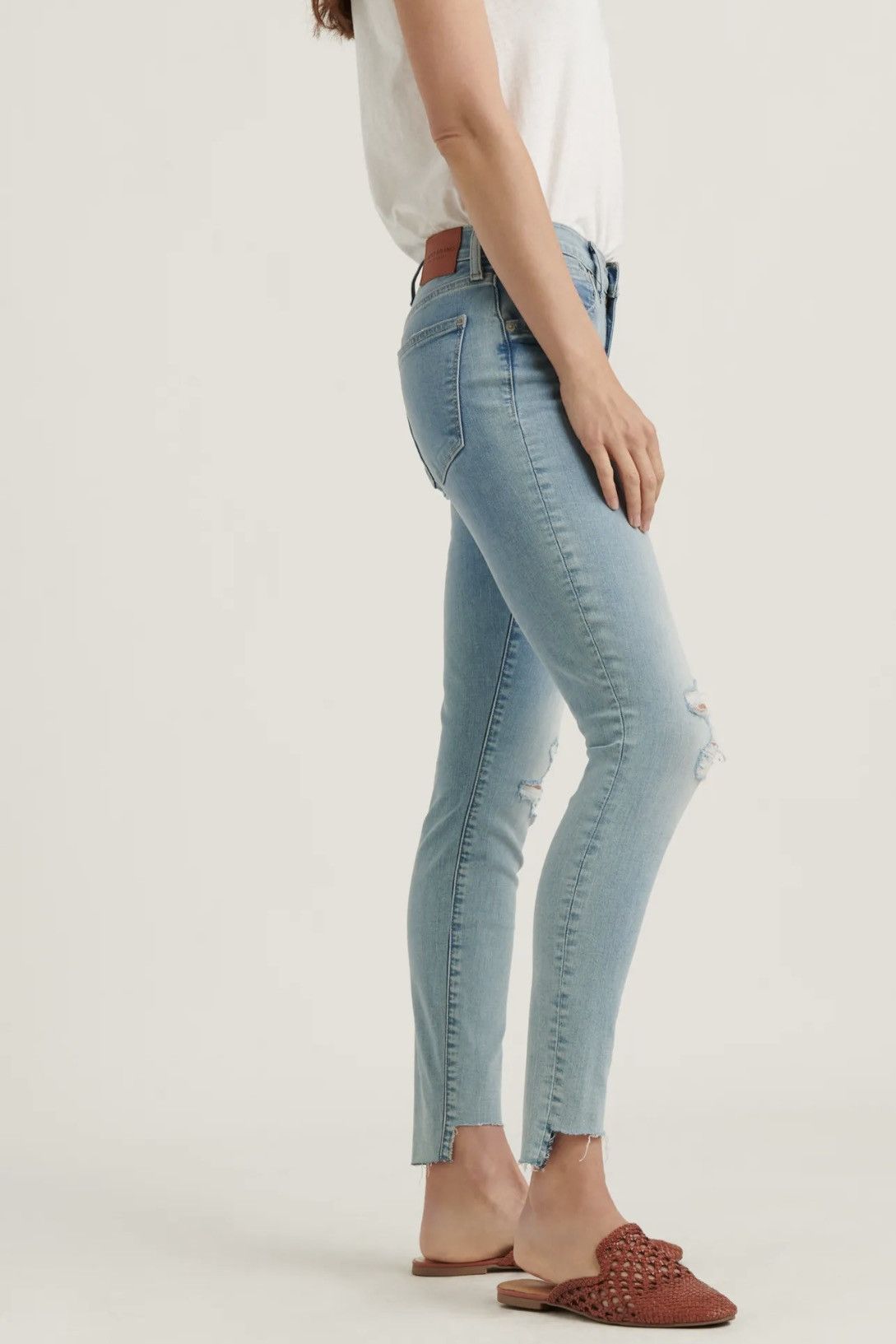 Lucky Brand Lucky Brand Mid Rise Ava Crop Skinny Jeans Size 32" / US 10 / IT 46 - 4 Thumbnail