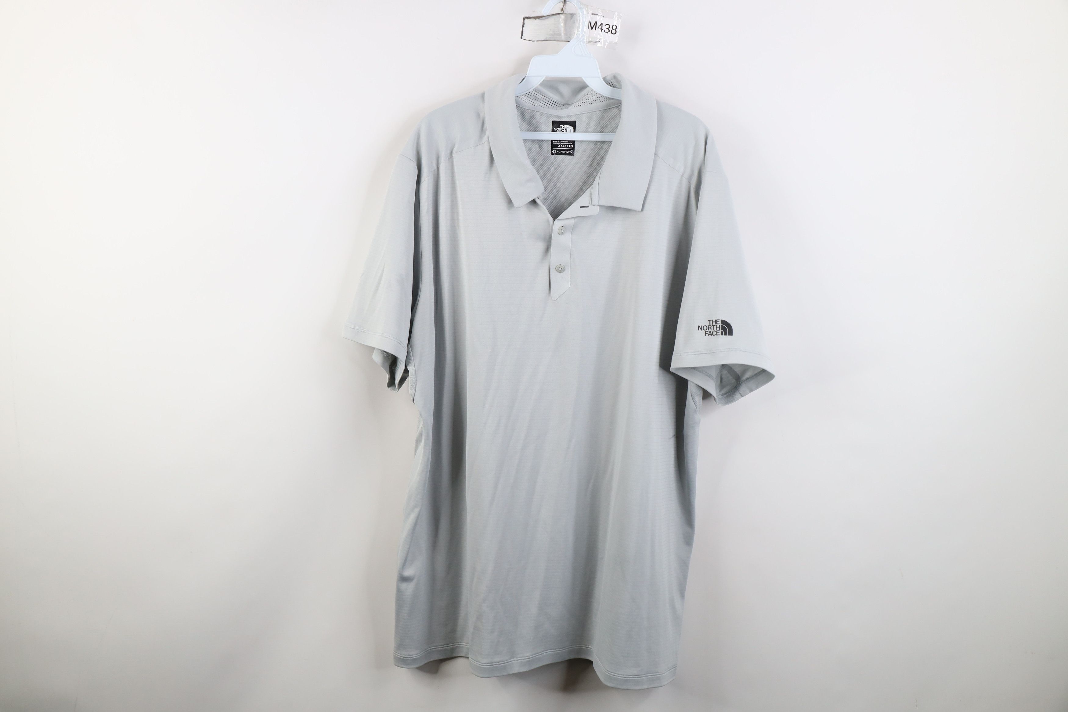 The North Face The North Face Striped Vented Collared Golf Polo Shirt Gray Size US XXL / EU 58 / 5 - 1 Thumbnail