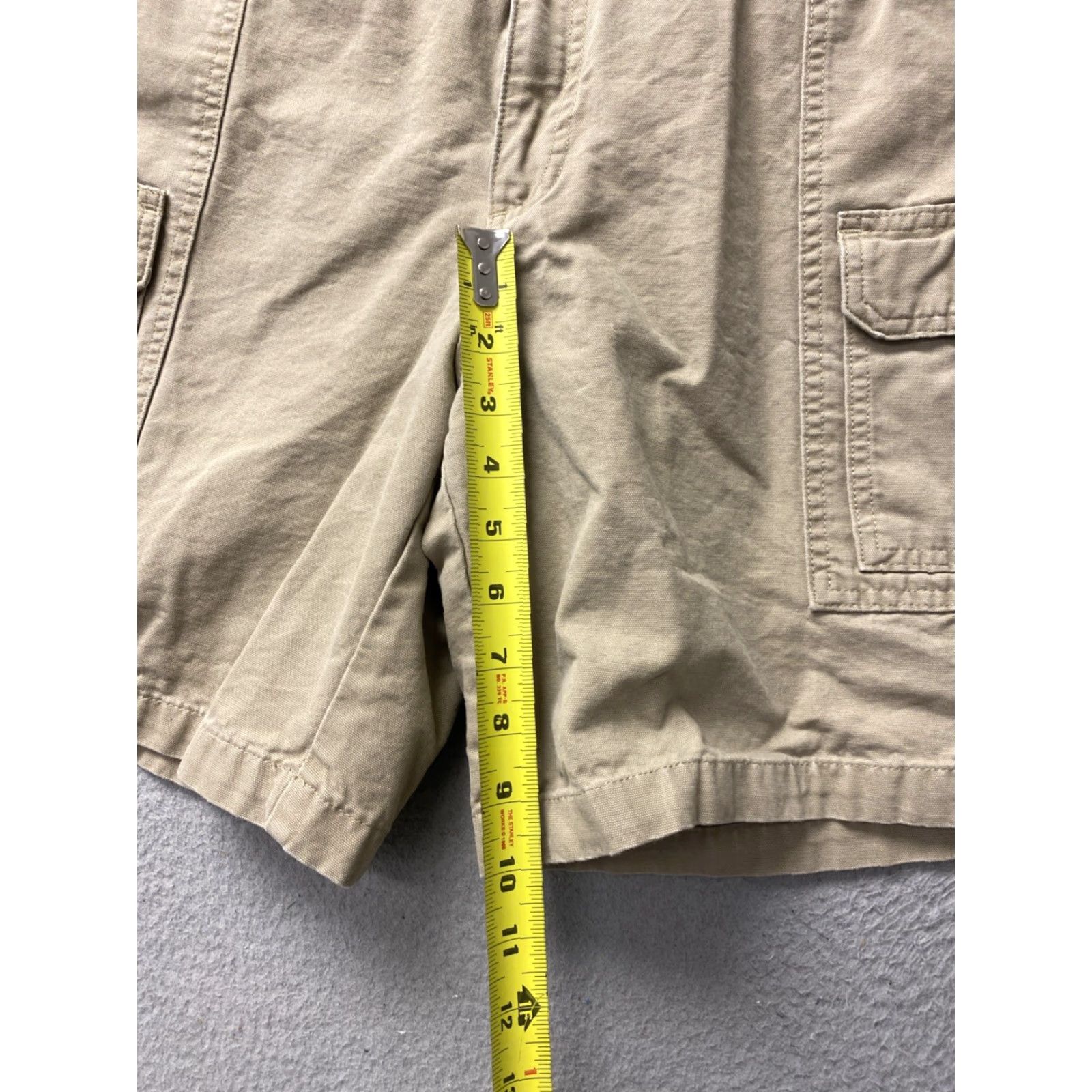 Savane VINTAGE Savane Cargo Shorts Men 42 Tan Canvas Casual Travel Hiking Outdoors 9in Inseam Size US 42 / EU 58 - 7 Thumbnail