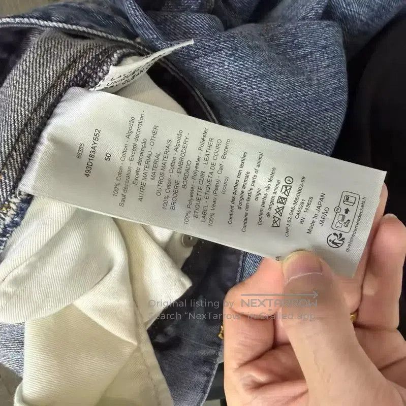 Dior Dior White Casual Denim Trousers for Men . Size US 28 / EU 44 - 5 Thumbnail