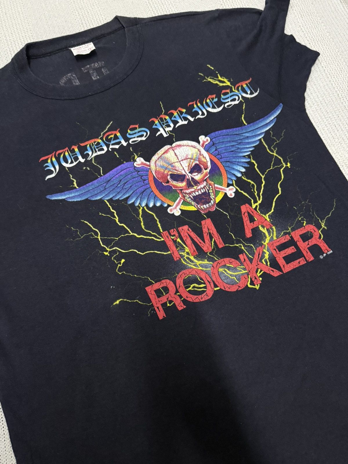 Judas Priest Vintage 1988 Judas Priest Promo Shirt Size US M / EU 48-50 / 2 - 1 Thumbnail