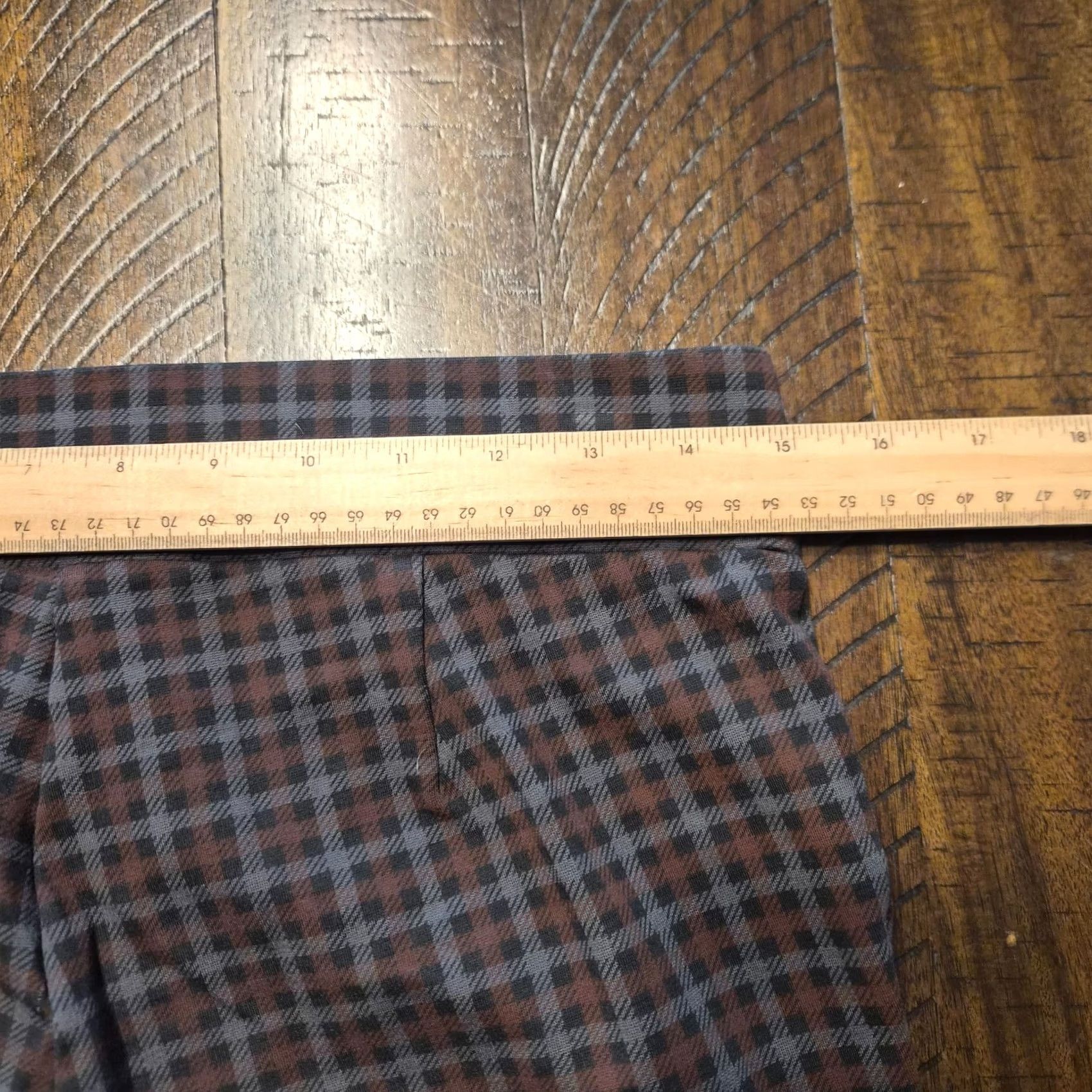 Loft Loft Pants Womens Plaid Knit Pull On Ankle Medium G275 Stretch Slim Leggings Multicolor Size 32" / US 10 / IT 46 - 7 Thumbnail