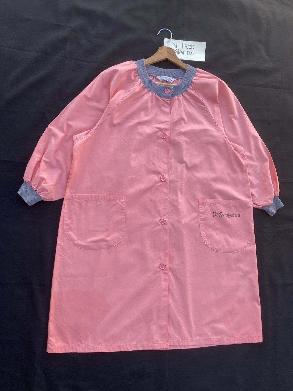 Yves Saint Laurent Rare Yves Saint Laurent Pink Long Shirt Size L / US 10 / IT 46 - 3 Thumbnail