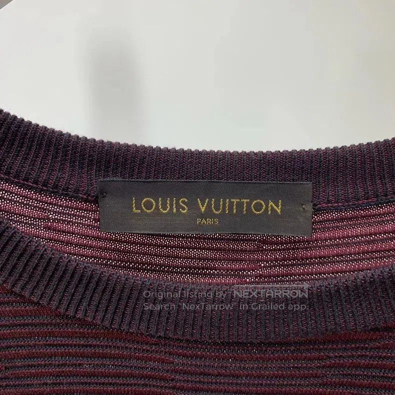 Louis Vuitton Louis Vuitton Striped Black Red Sweater. Size US L / EU 52-54 / 3 - 3 Thumbnail