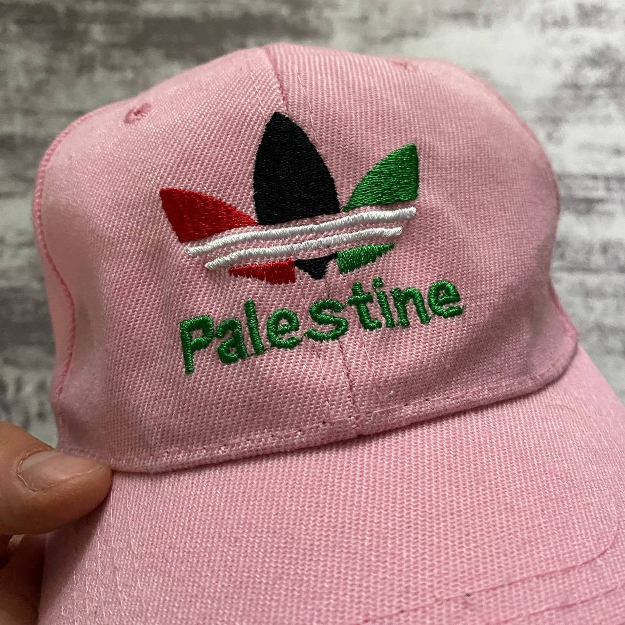 Other Palestine Adidas Style Pink Cap Y2K Size ONE SIZE - 2 Thumbnail