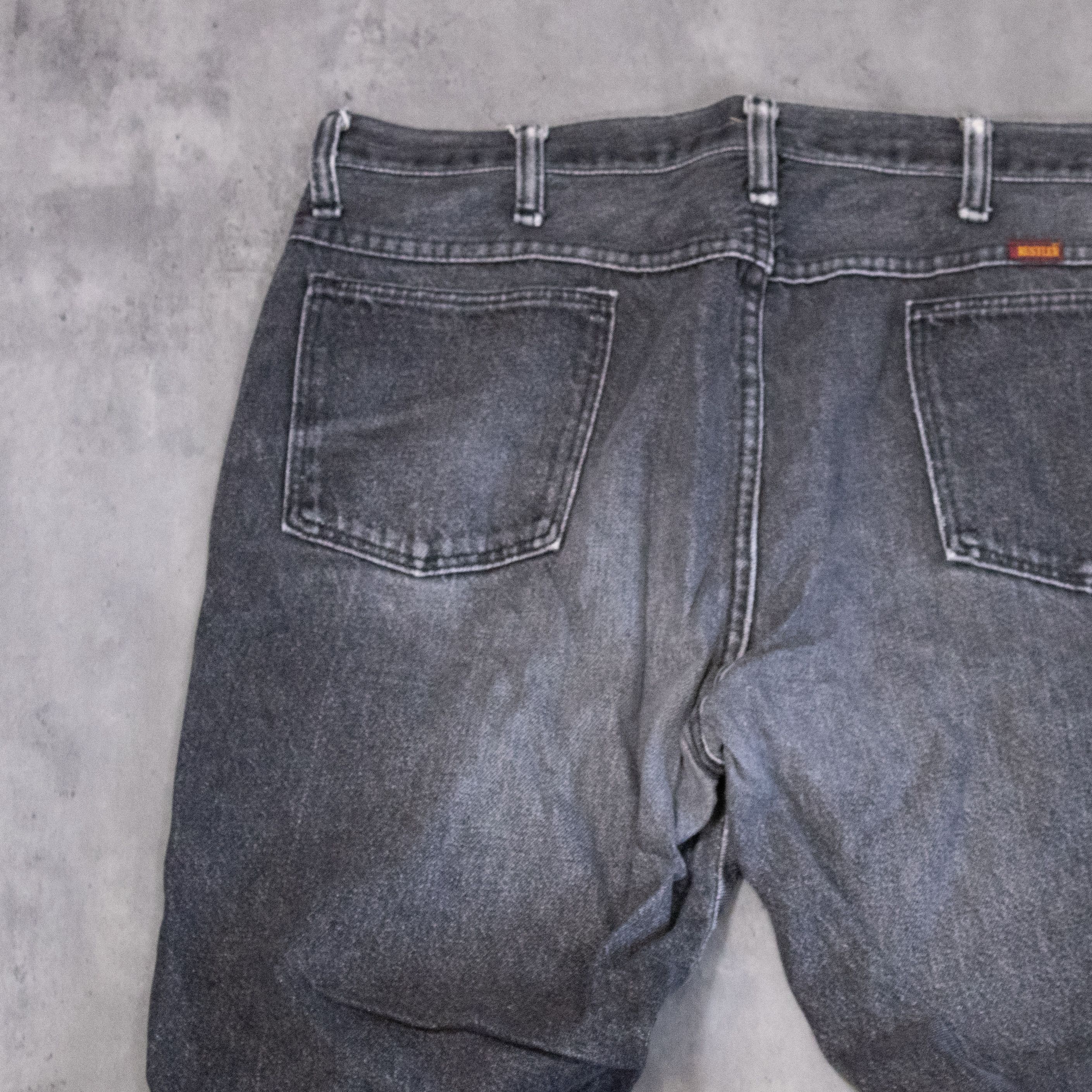Rustler × Vintage Y2K 2000’s Rustler Faded Black Straight Legged Denim Pants Size US 35 - 16 Thumbnail