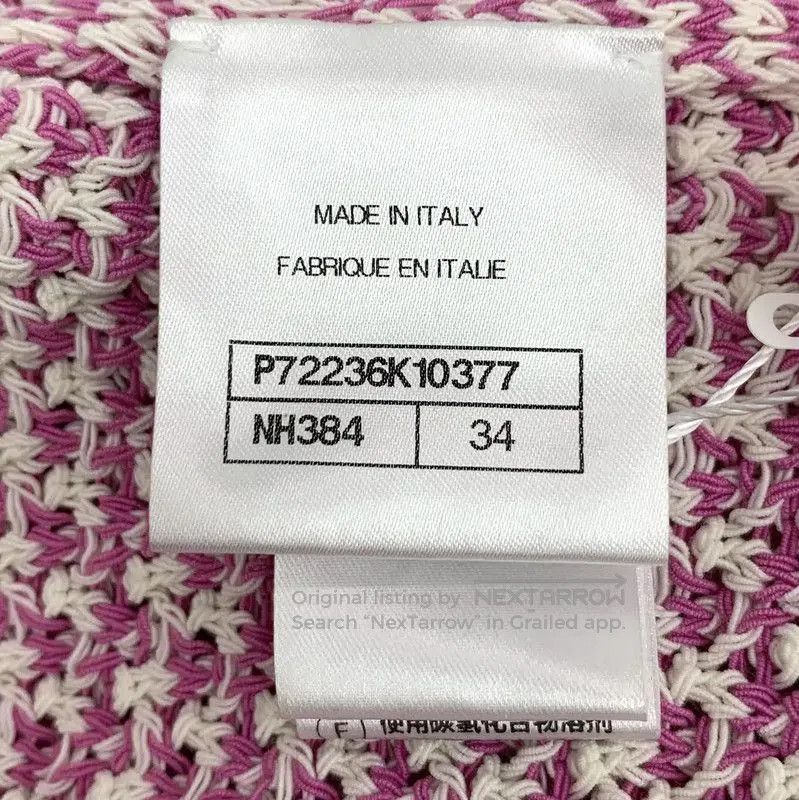 Chanel Chanel Pink Cotton Sleeveless Dress XXS Size . Size XXS / US 00 / IT 34 - 8 Thumbnail