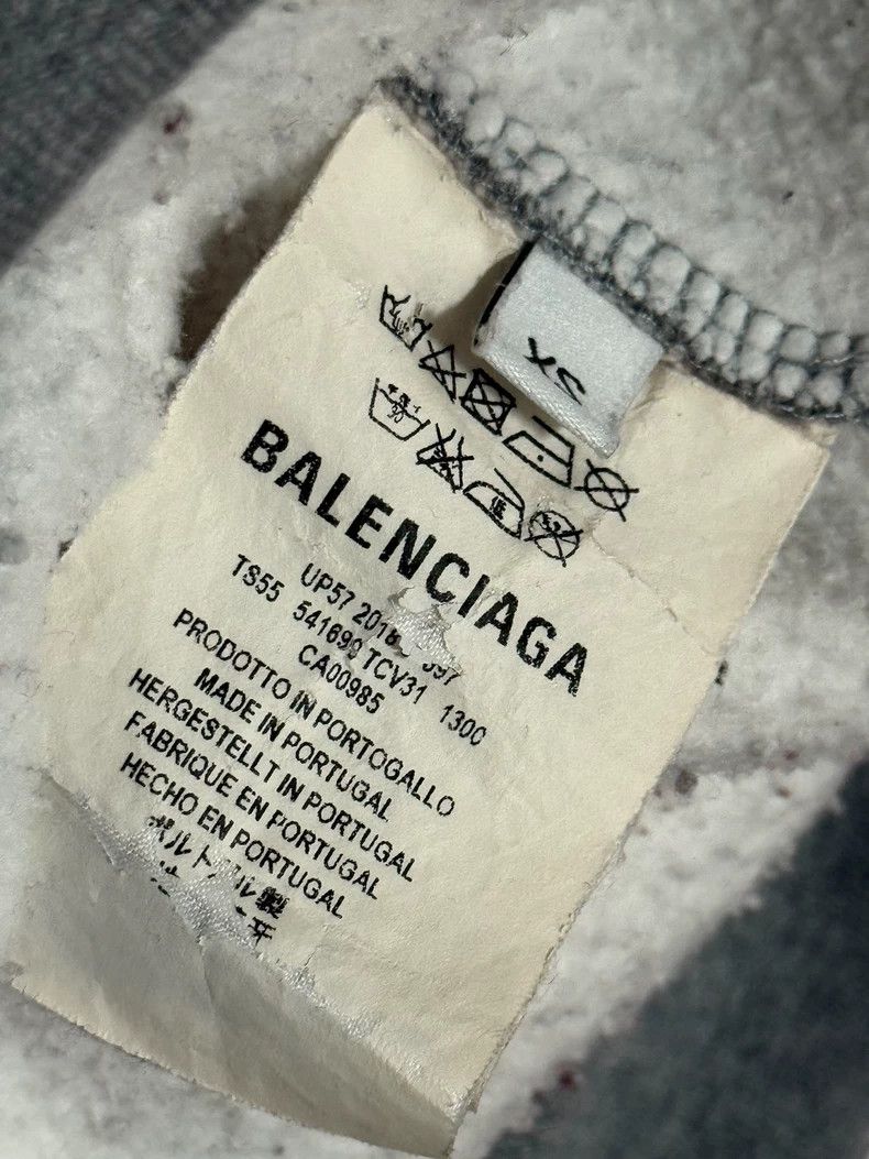 Balenciaga Balenciaga Wheat ear grey hoodie Size US XS / EU 42 / 0 - 4 Thumbnail