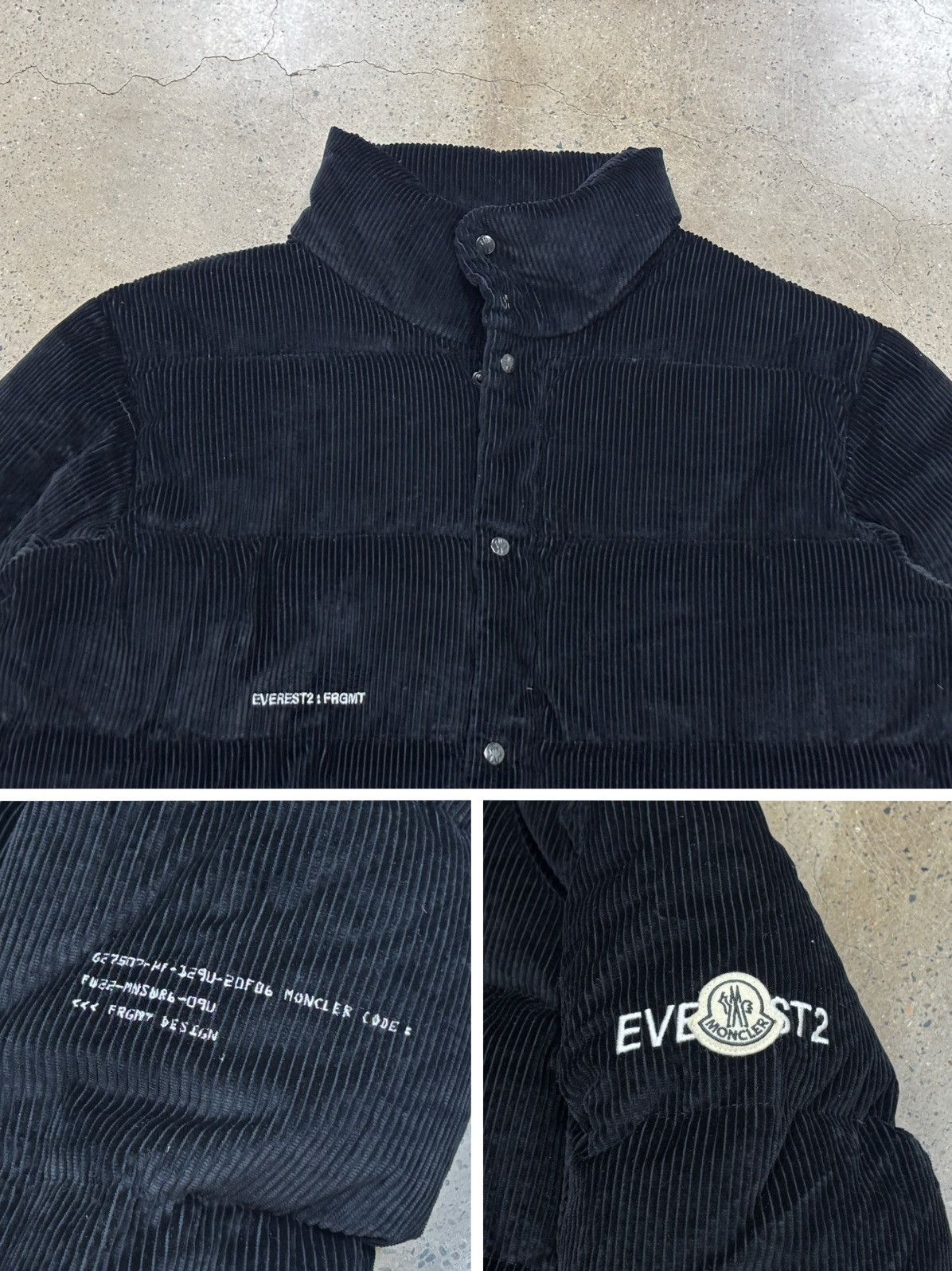 Fragment Design × Moncler Moncler x Fragment Donnie Short Down Jacket Size US L / EU 52-54 / 3 - 4 Thumbnail
