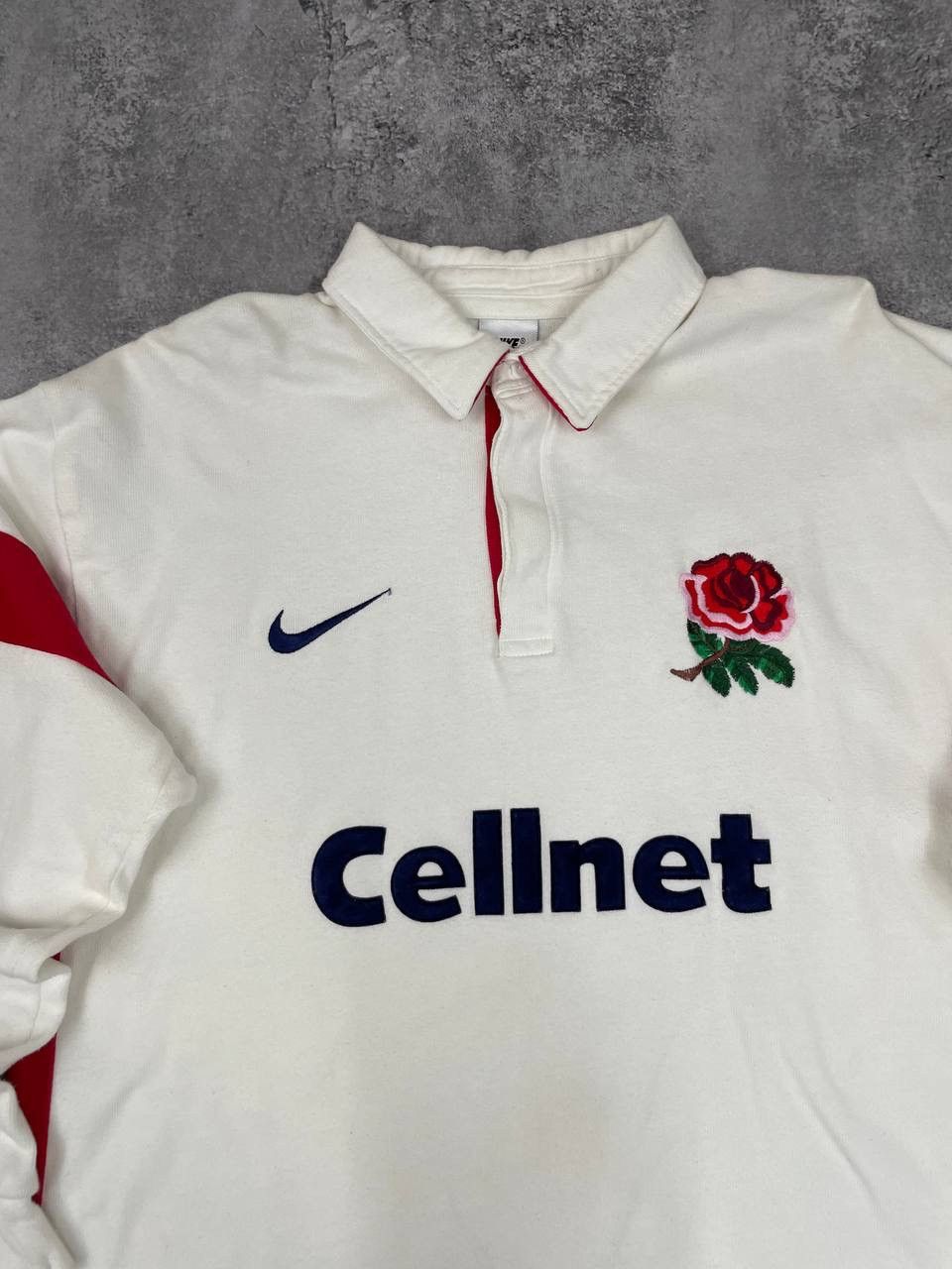 Nike Nike England Rugby Vintage Men Long Sleeve Shirt Jersey Size US L / EU 52-54 / 3 - 2 Thumbnail