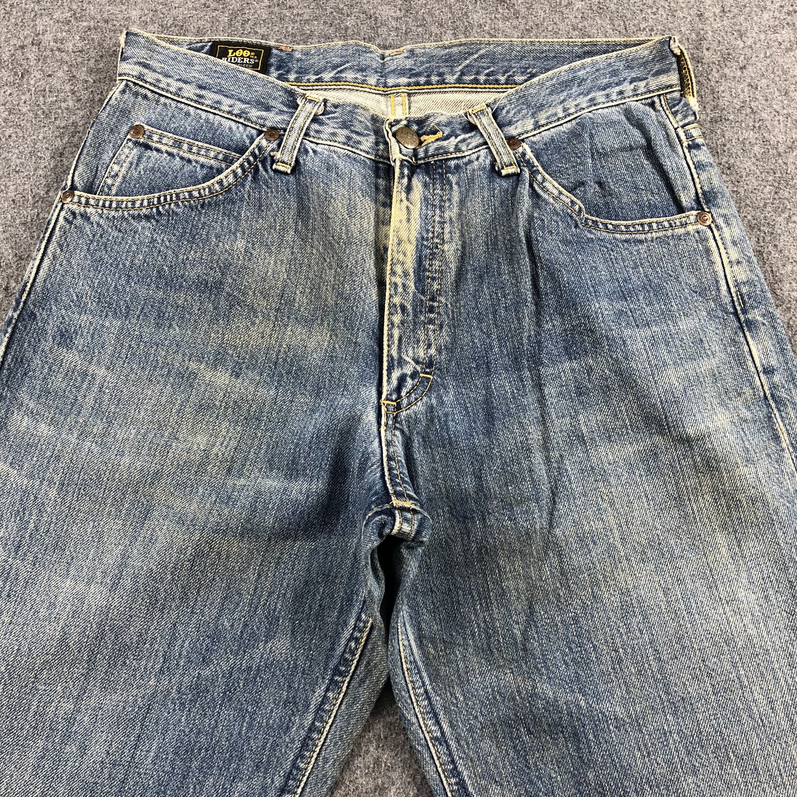 Lee Vintage Blue Wash Lee Jeans-J1761 Size US 31 - 3 Thumbnail