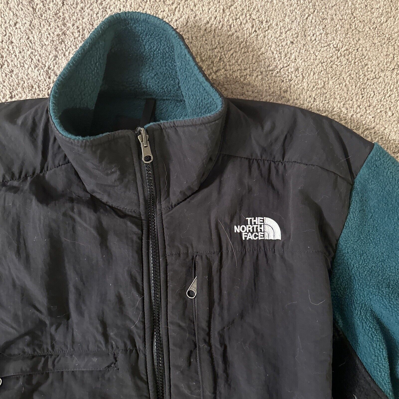 The North Face North Face Denali Jacket Mens Large Polartec Green Vintage Size US L / EU 52-54 / 3 - 3 Thumbnail