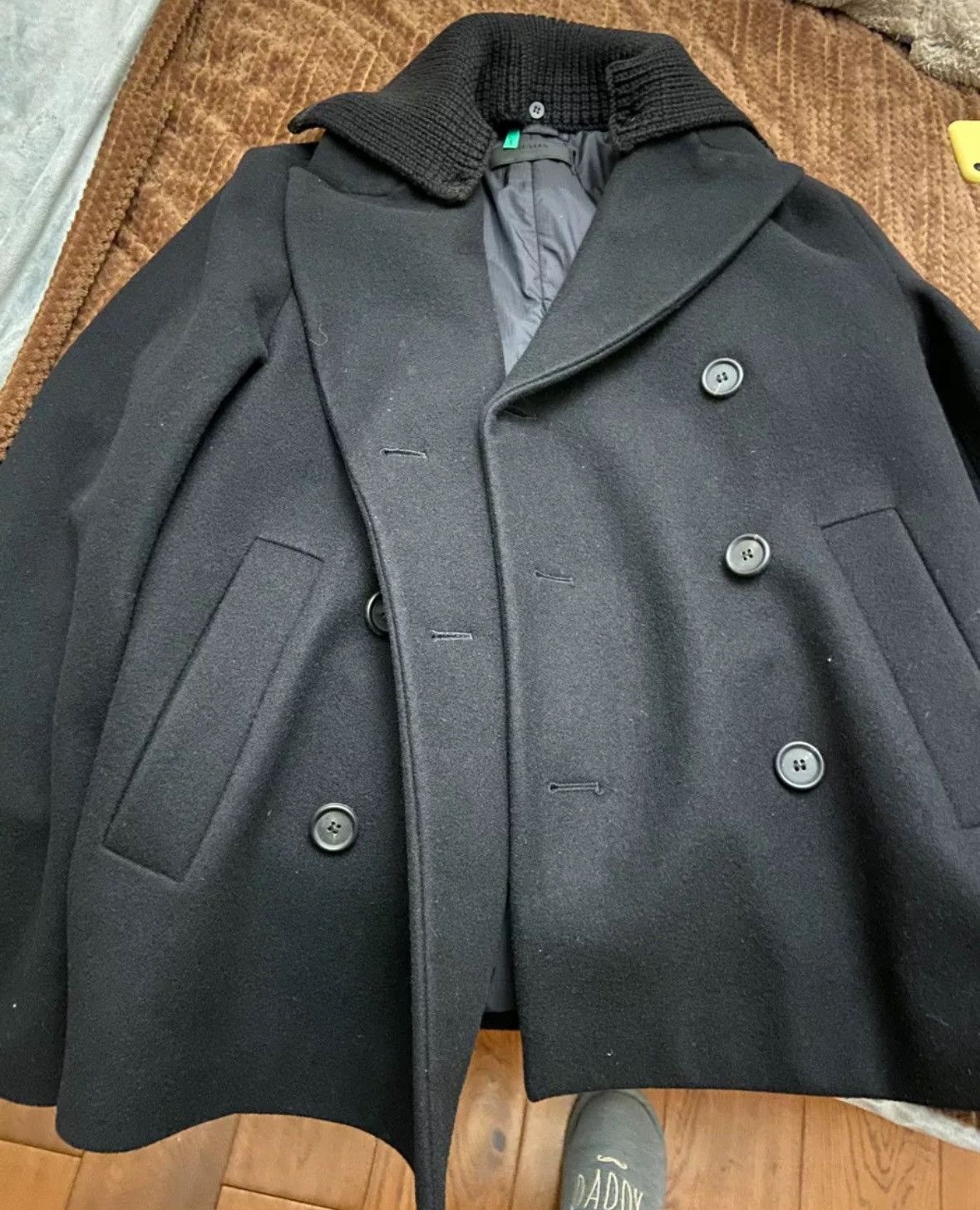 Prada Prada Black wool coat jacket 2502-Nextarrow Size US M / EU 48-50 / 2 - 4 Thumbnail