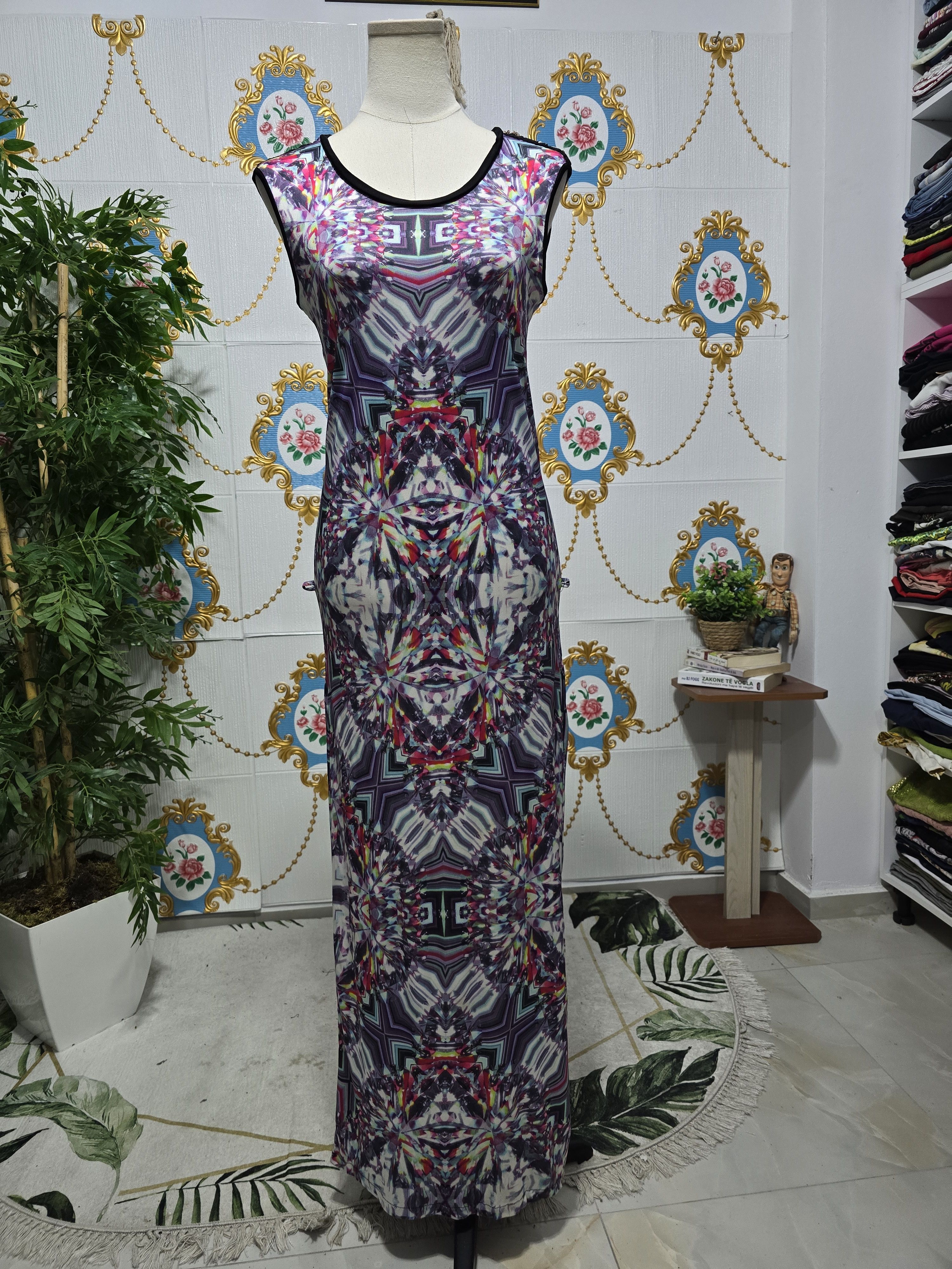 Custo Barcelona Custo Barcelona dress vibrant pink & purple kaleidoscope Size M / US 6-8 / IT 42-44 - 1 Thumbnail