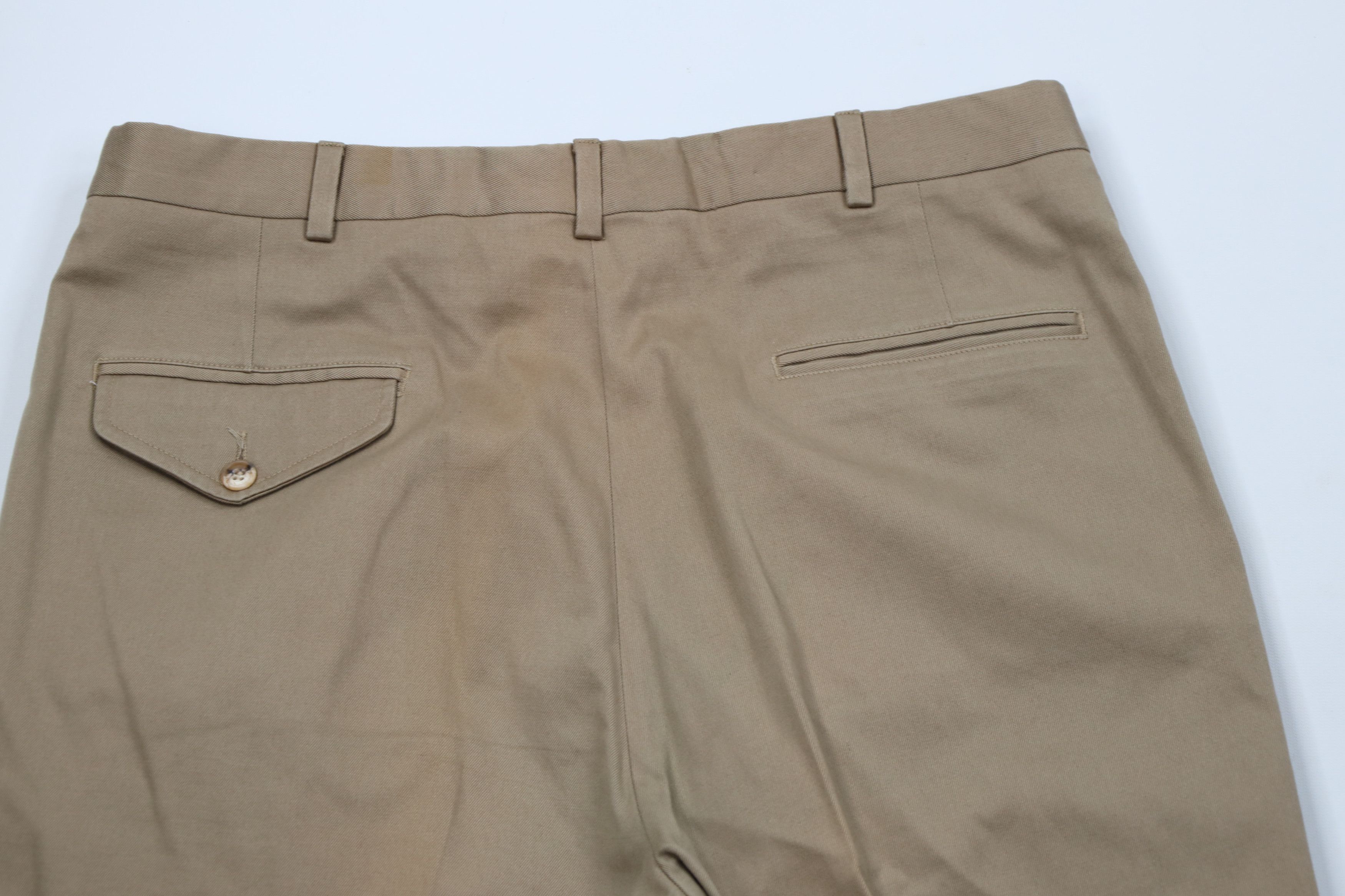 Lands' End Vintage 70s Lands End Heavy Wide Leg Chino Pants Cotton USA Size US 36 / EU 52 - 12 Thumbnail