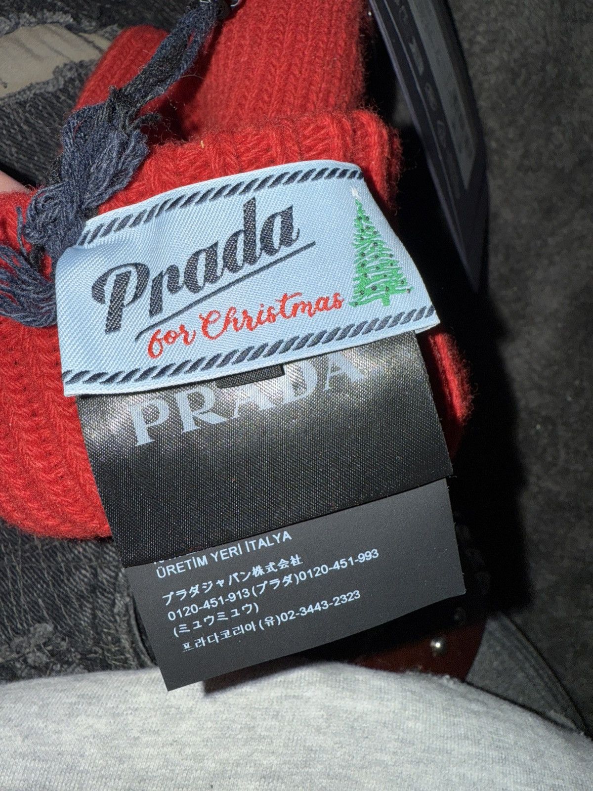 Prada Prada Cashmere Christmas Gloves Size ONE SIZE - 5 Thumbnail