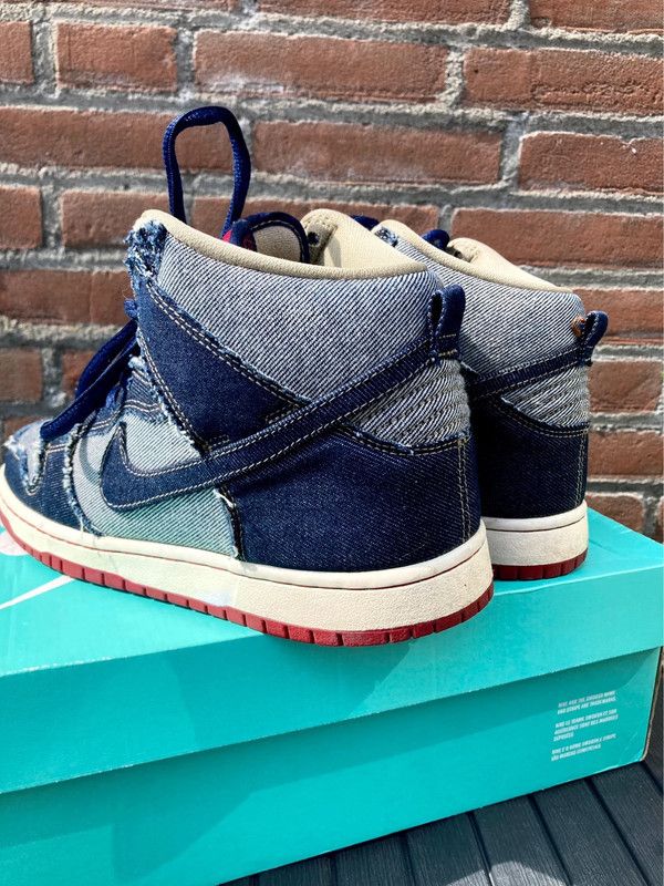 Nike dunk sb denim reese forbes US 9 skateboarding Size US 9 / EU 42 - 2 Thumbnail