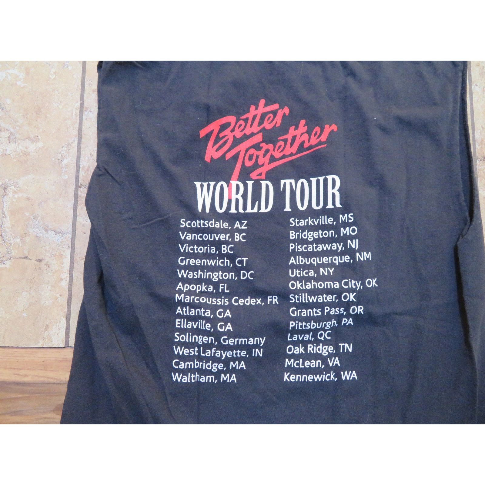 Other Better Together World Tour icx technologies T-Shirt Black L Size US L / EU 52-54 / 3 - 5 Thumbnail