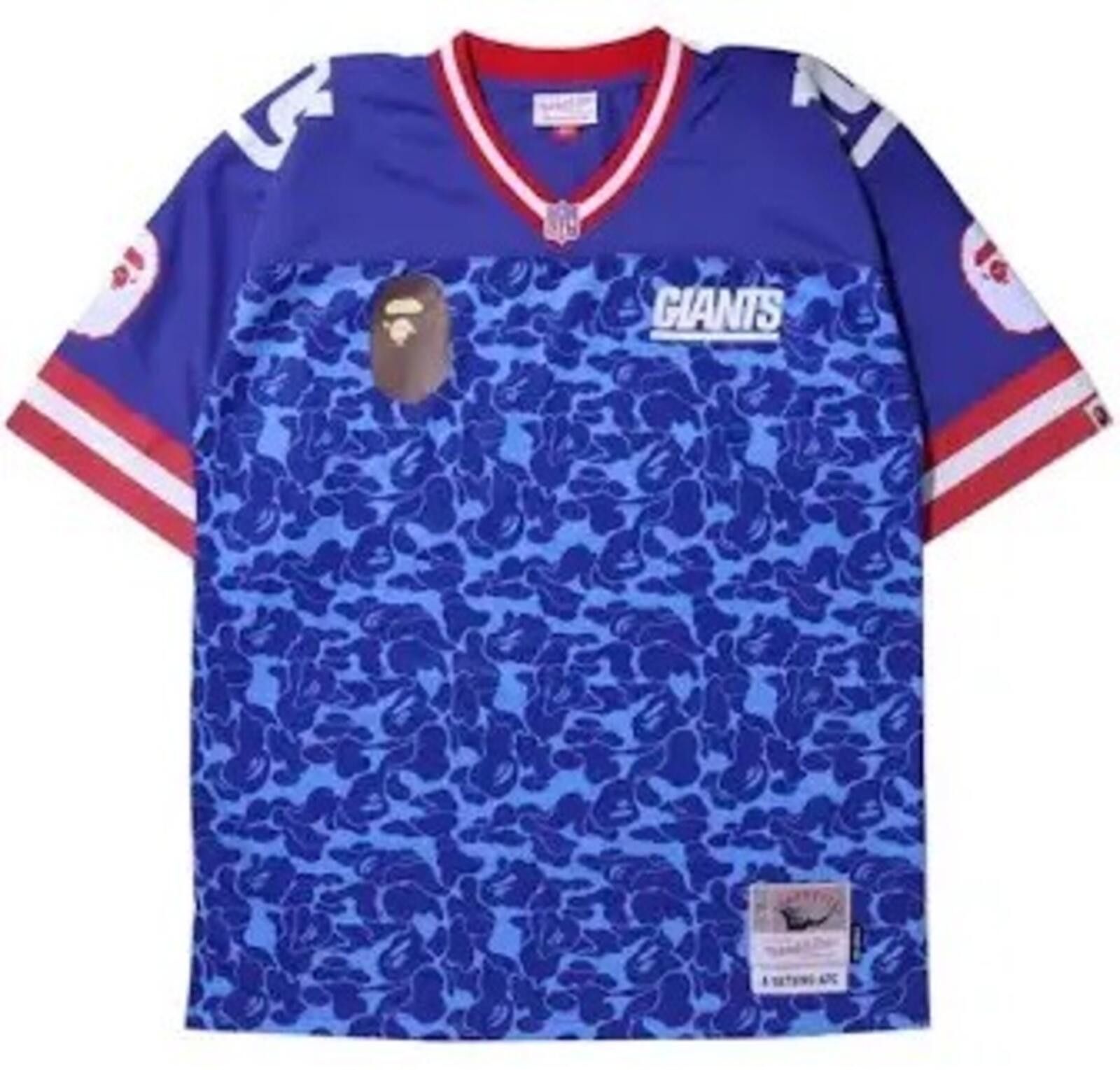 Bape BAPE x Mitchell & Ness x NFL New York Giants ABC Jersey 3XL Size US XXL / EU 58 / 5 - 1 Thumbnail