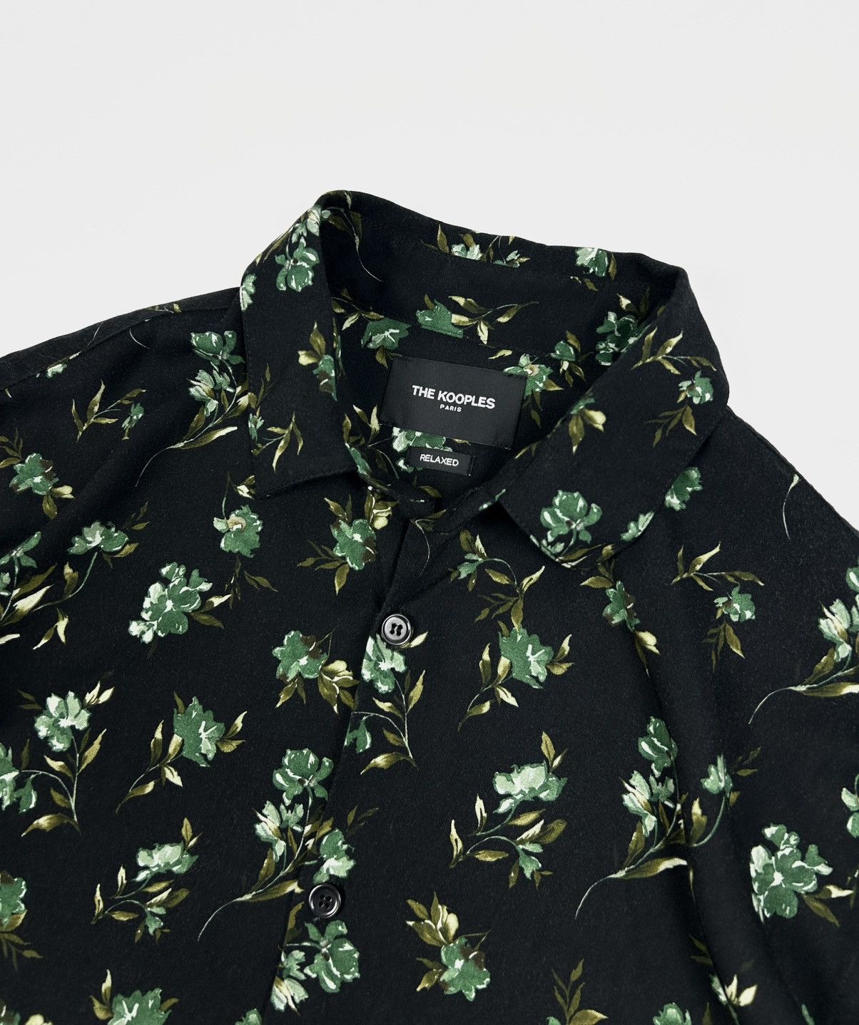 The Kooples The Kooples Shirt Floral Monogram Print Black Size s Rare Size US S / EU 44-46 / 1 - 6 Thumbnail