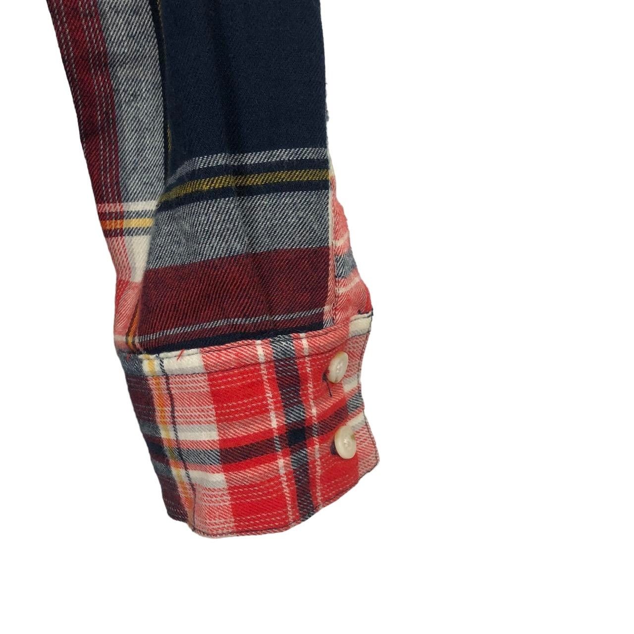 Mossimo Vintage Mossimo Supply Co. Red and Blue Flannel Shirt Medium Size M / US 6-8 / IT 42-44 - 5 Thumbnail