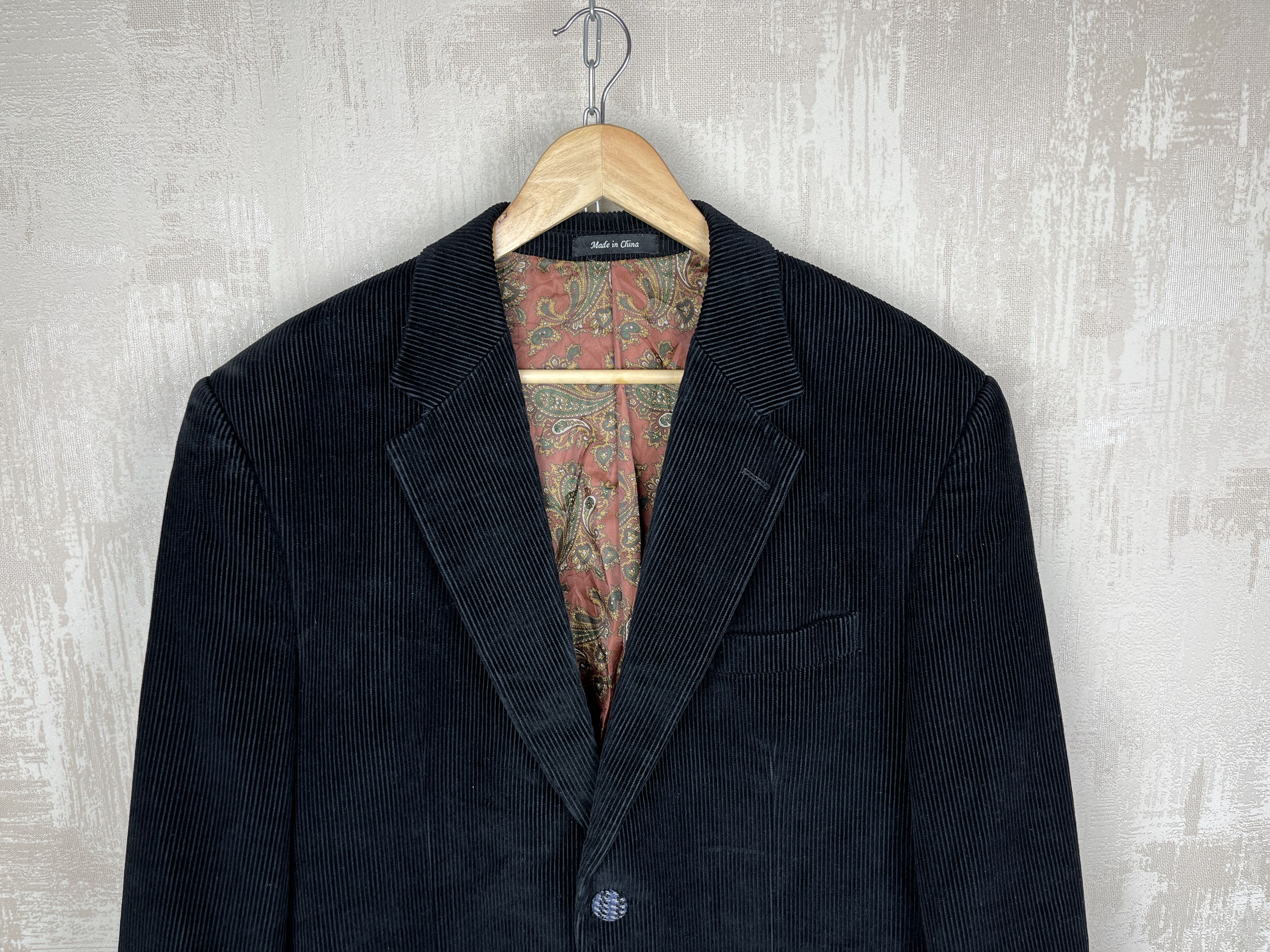 Lauren Ralph Lauren Lauren Ralph Lauren Paisley Lining Corduroy Blazer Coat Size 42R - 3 Thumbnail